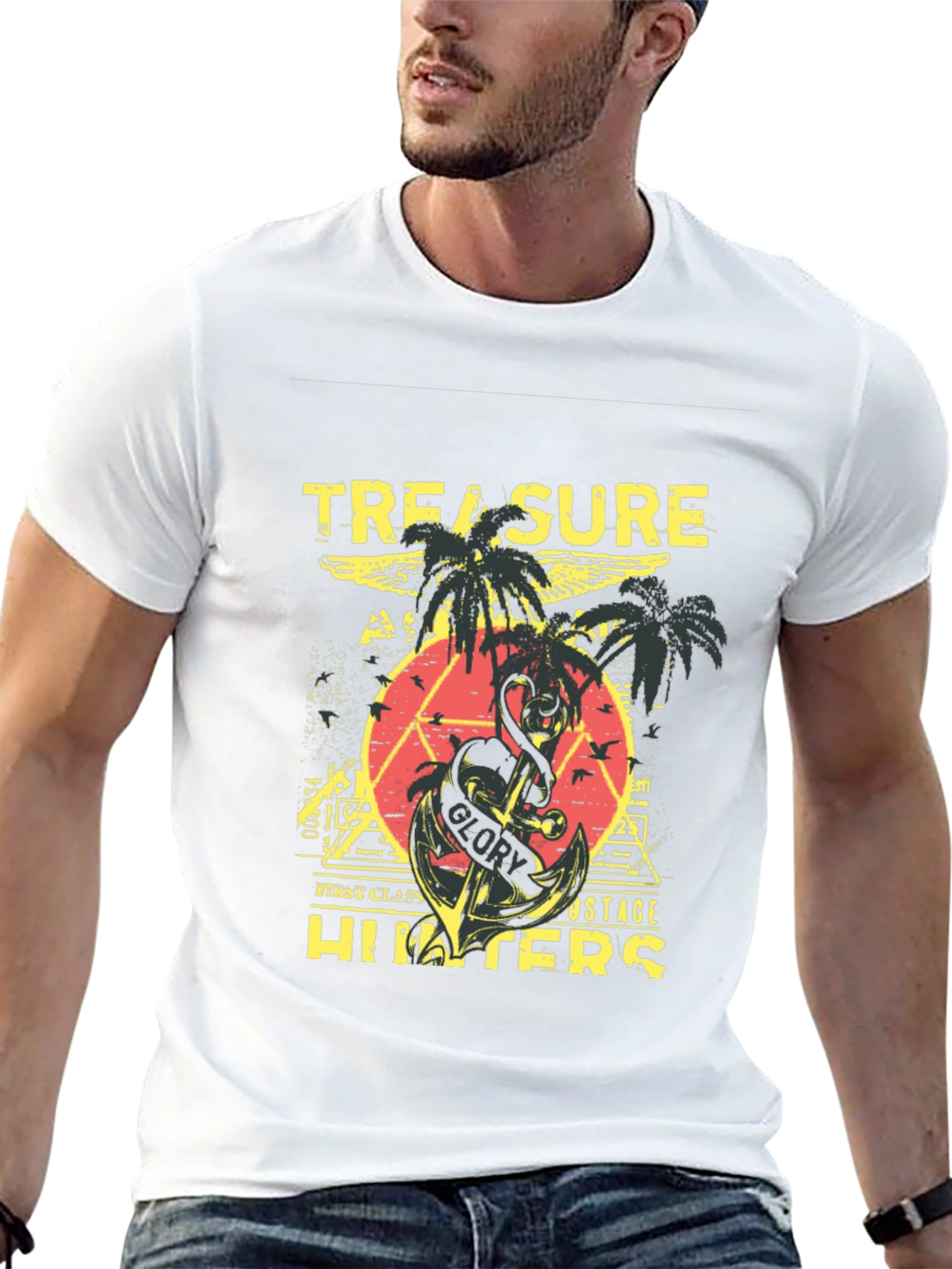 Treasure Hunters Black Graphic Tee