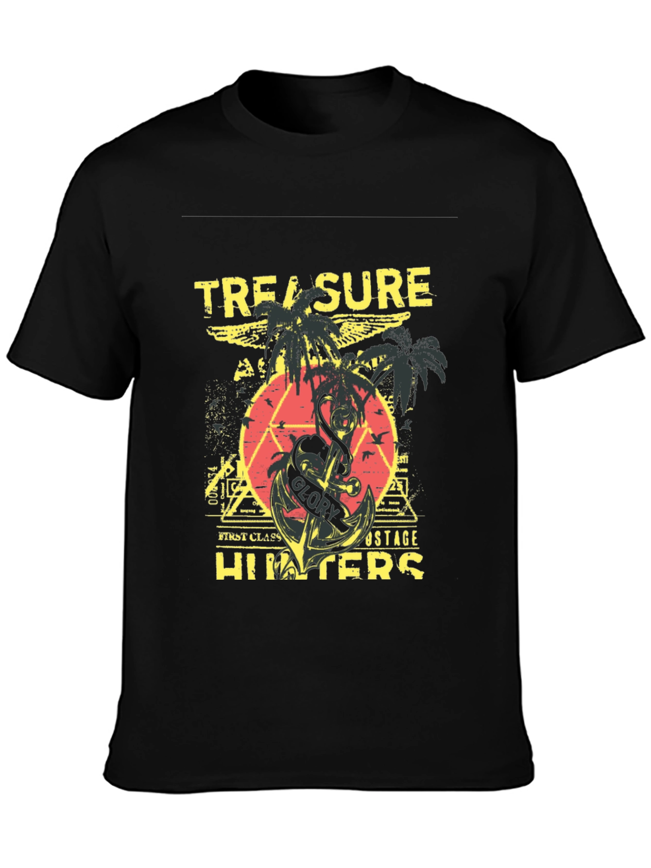 Treasure Hunters Black Graphic Tee