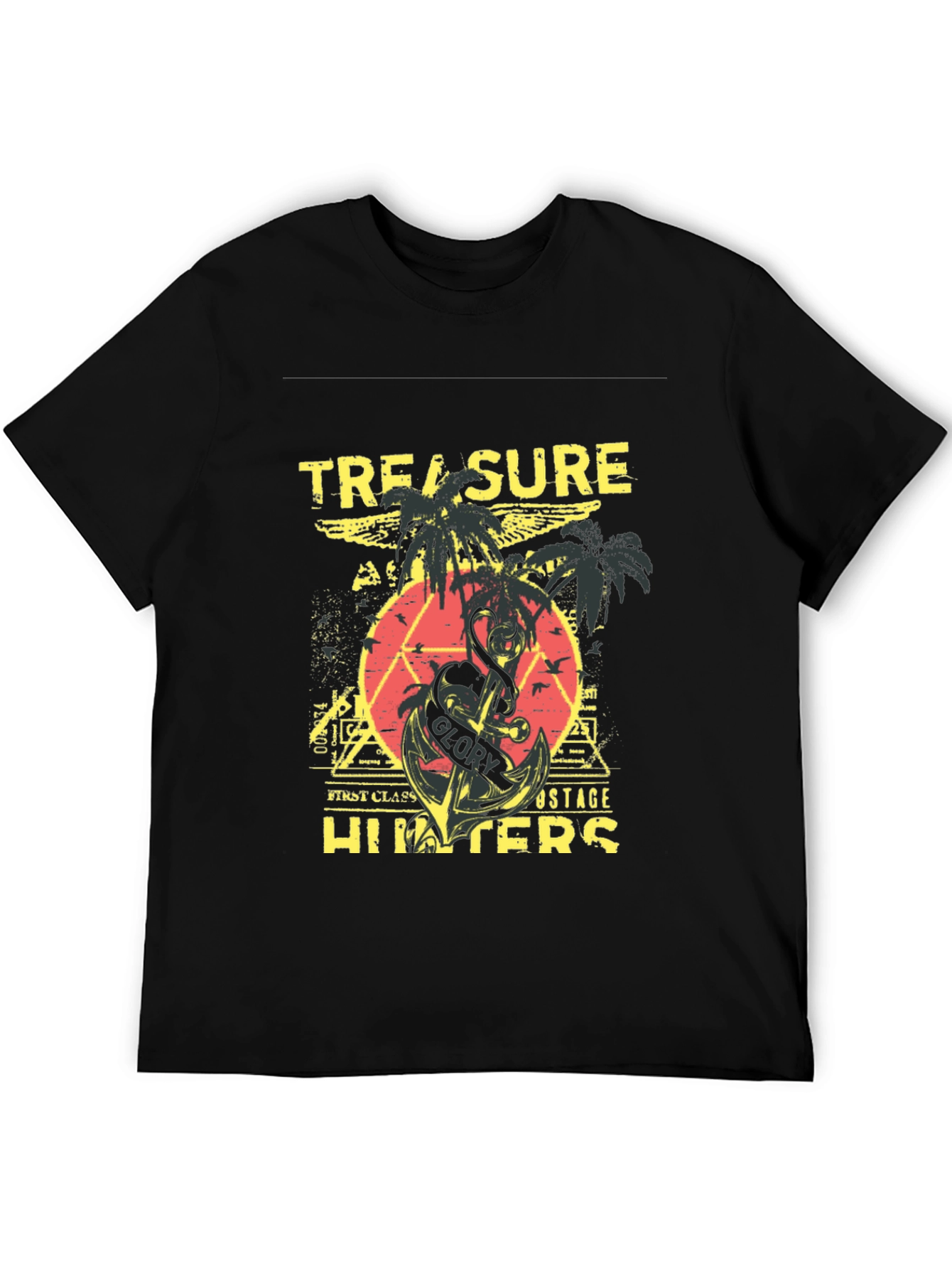 Treasure Hunters Black Graphic Tee