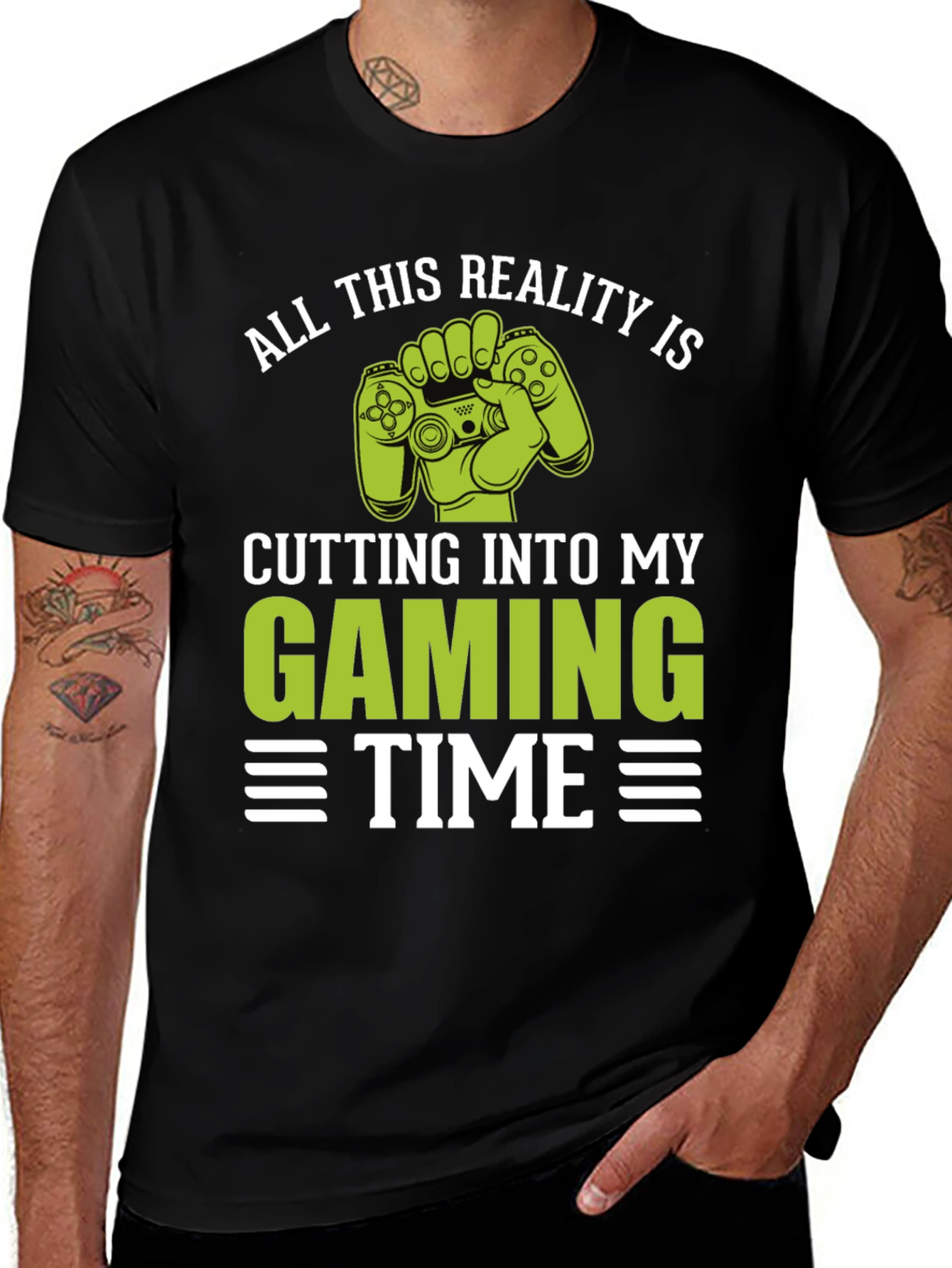 Gaming Time T-Shirt - Gamer Reality Tee