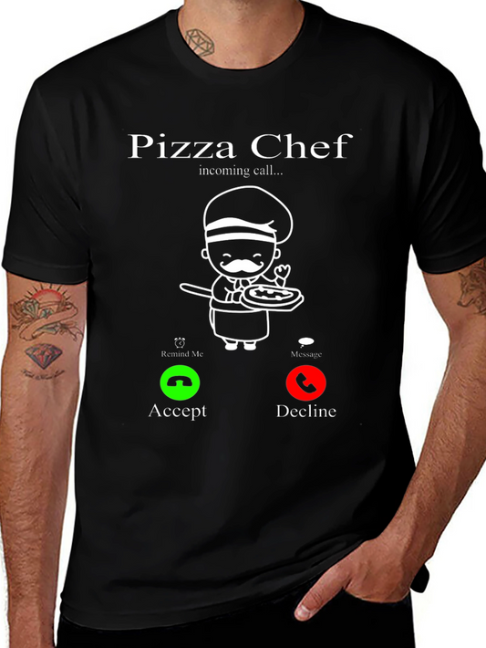 Pizza Chef Incoming Call Funny T-Shirt