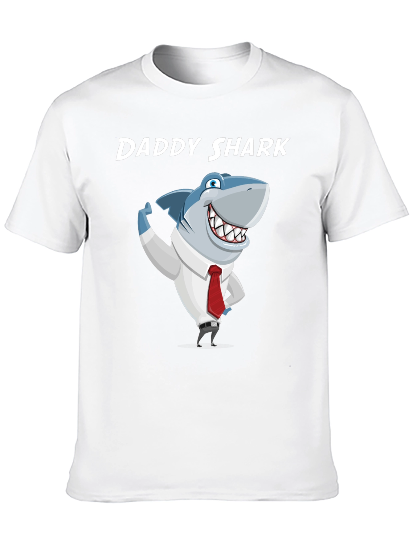 Daddy Shark Graphic T-Shirt - Mens Black Tee