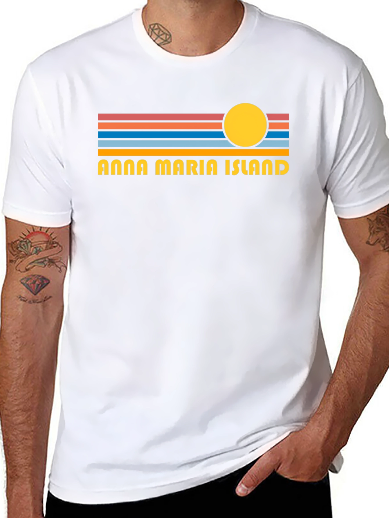 Anna Maria Island Retro T-Shirt - Beach Vibes