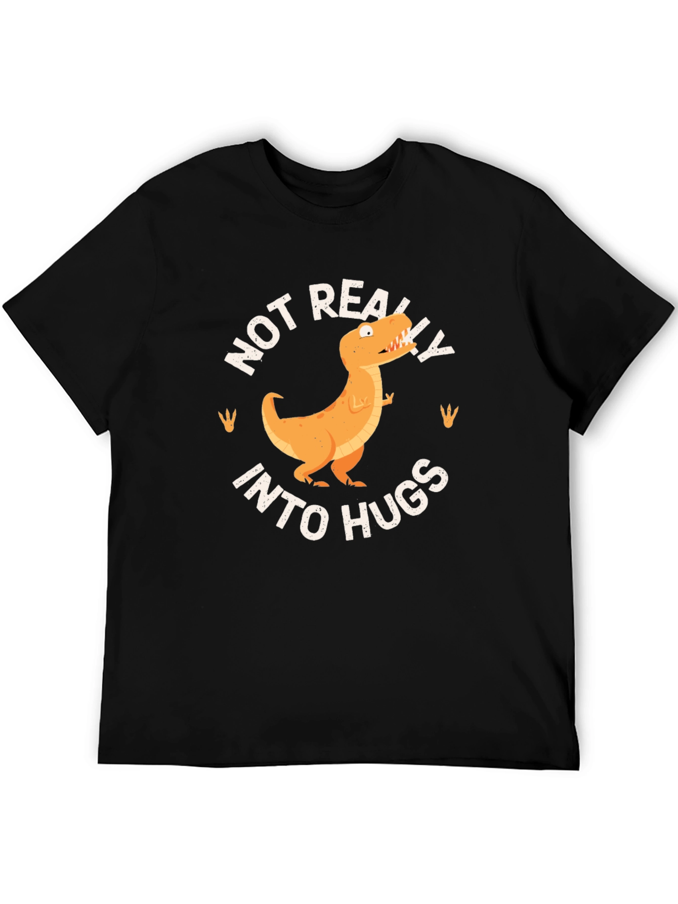 Funny T-Rex Not Really Into Hugs Graphic Tee