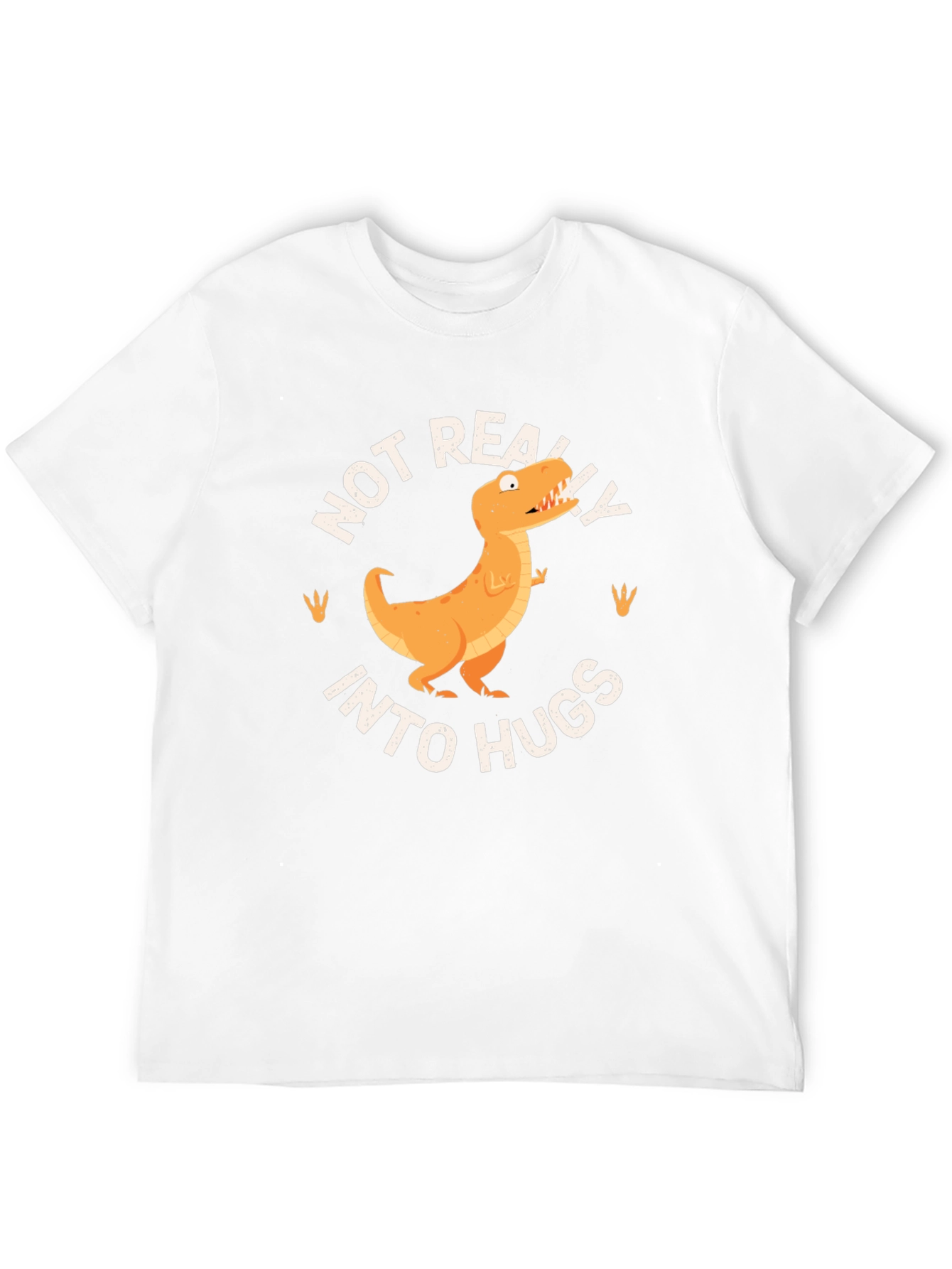 Funny T-Rex Not Really Into Hugs Graphic Tee