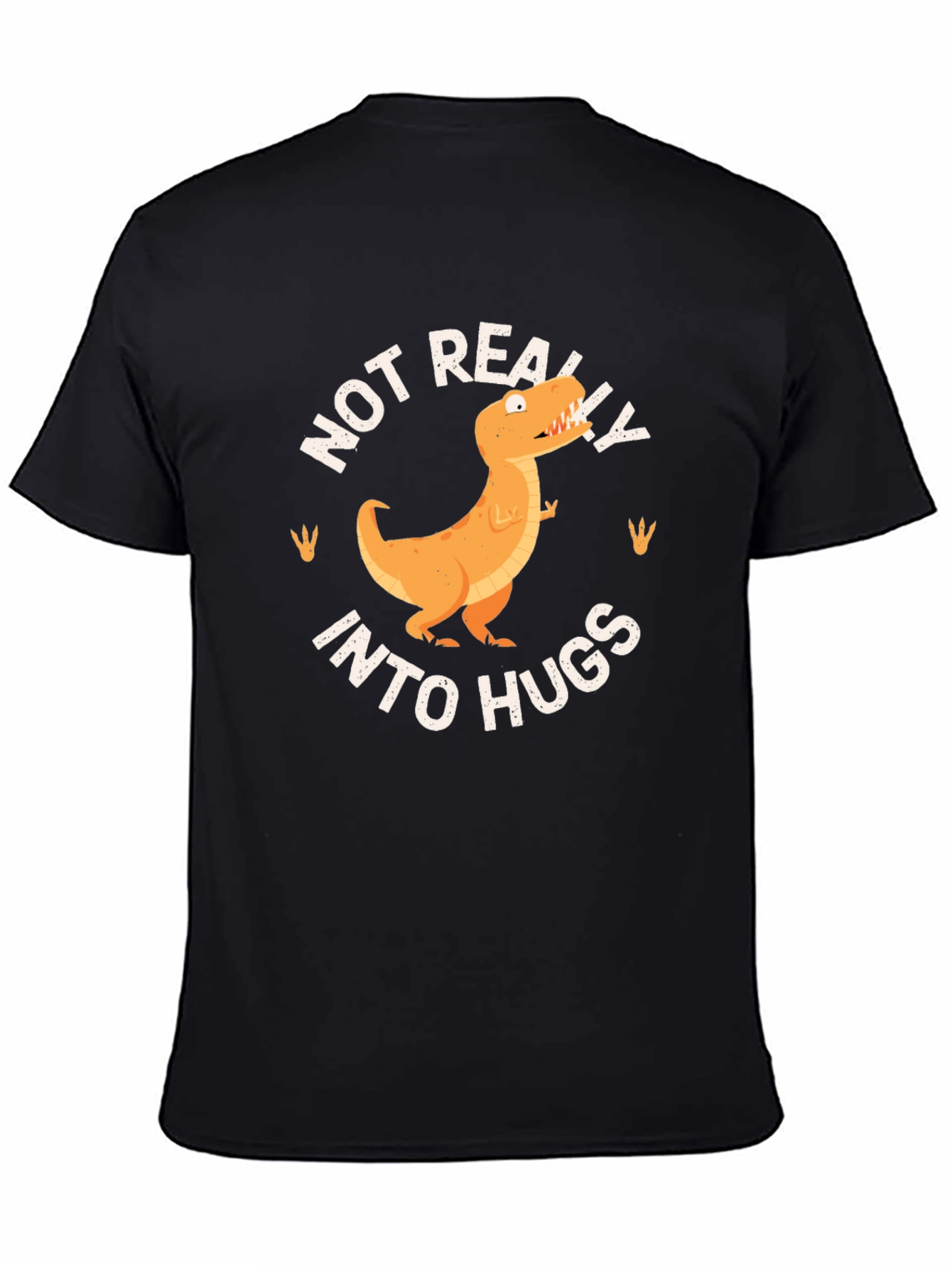 Funny T-Rex Not Really Into Hugs Graphic Tee