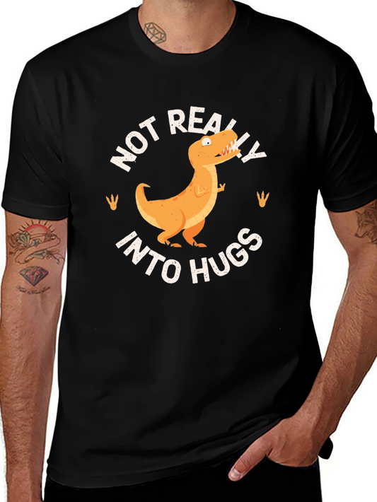 Funny T-Rex Not Really Into Hugs Graphic Tee