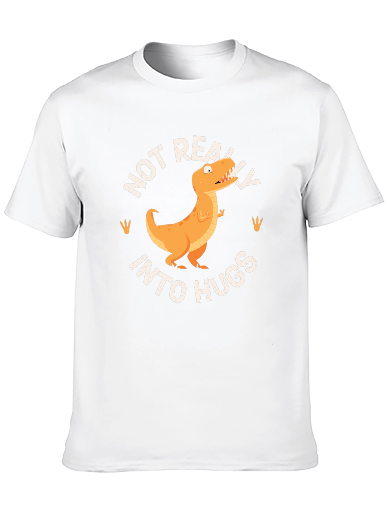 Funny T-Rex Not Really Into Hugs Graphic Tee