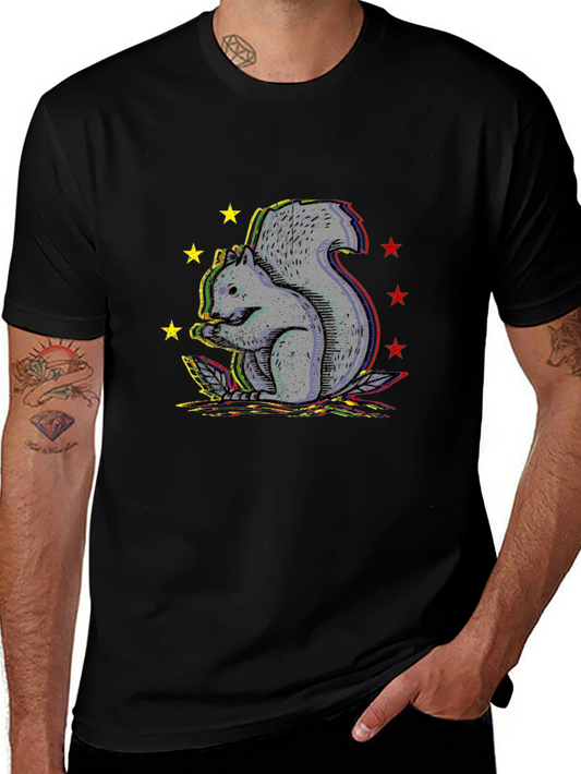 Squirrel Starburst Graphic Tee