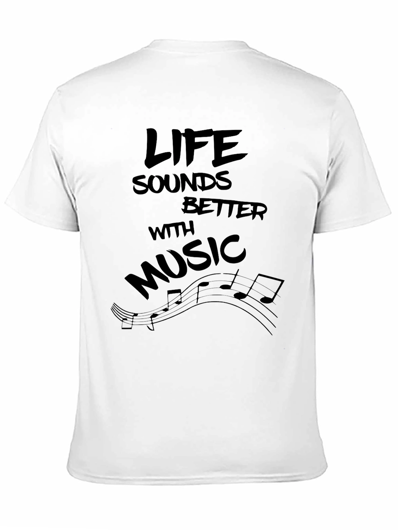 Life Sounds Better With Music T-Shirt