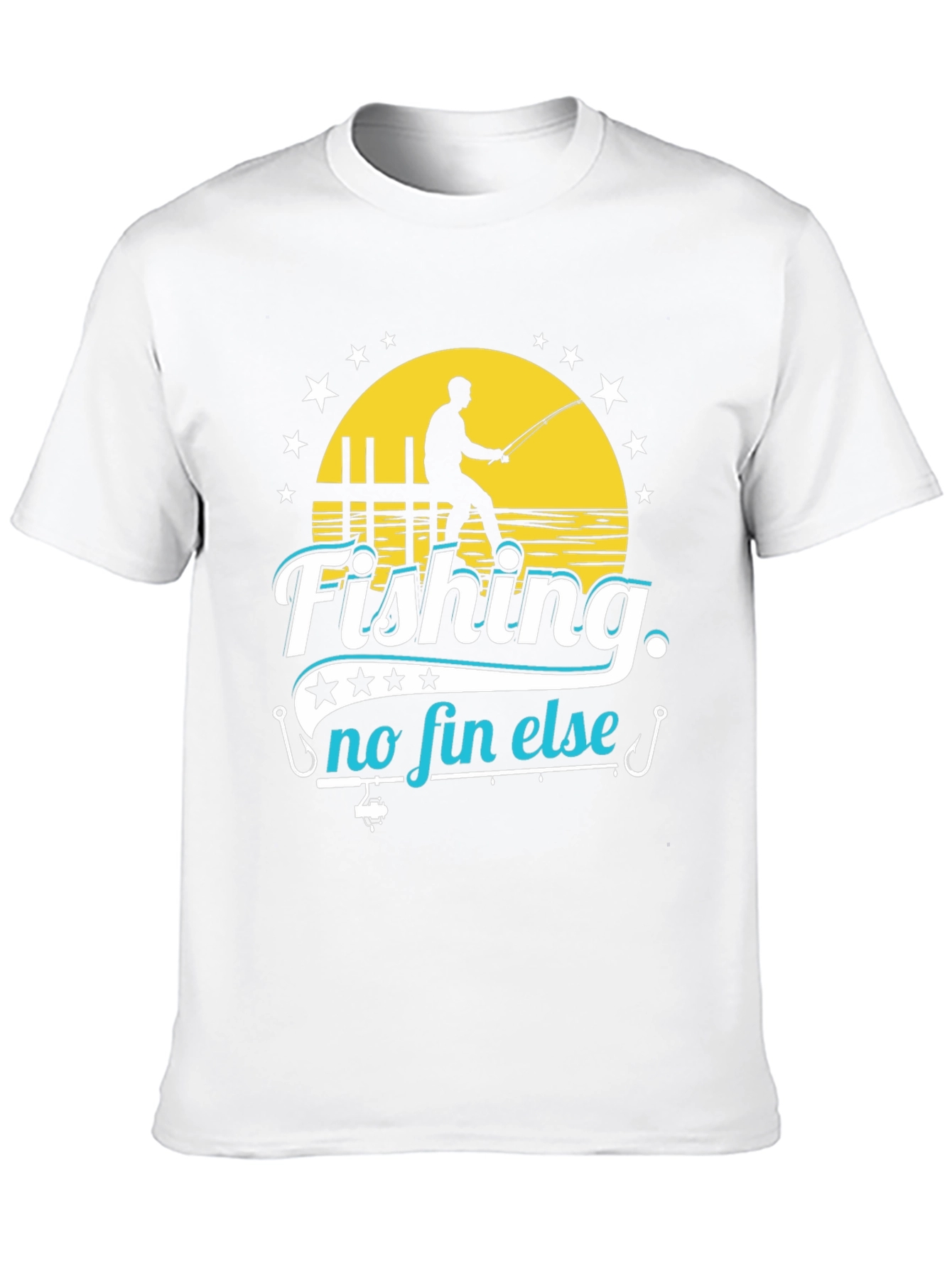 Fishing No Fin Else Black T-Shirt