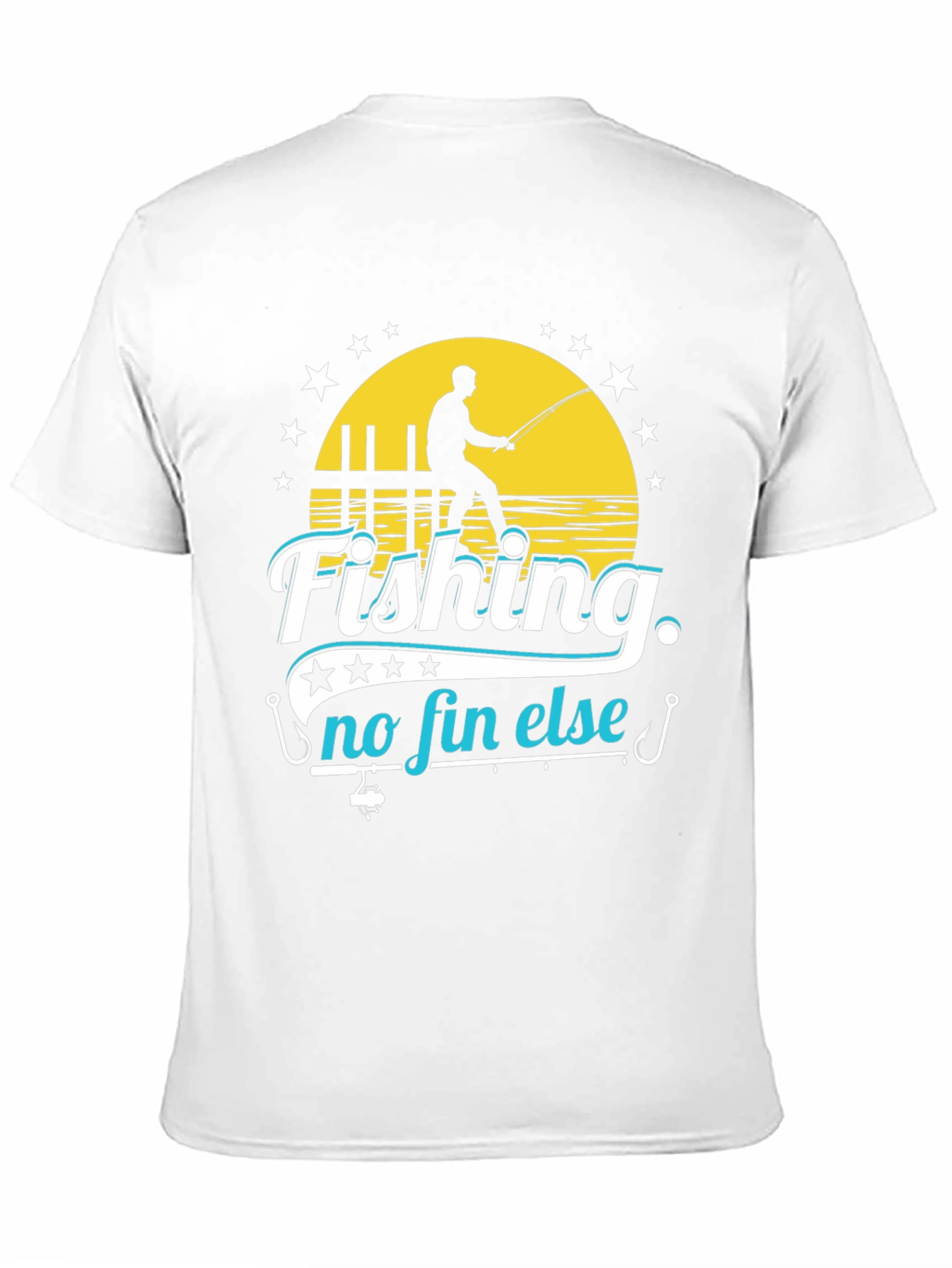 Fishing No Fin Else Black T-Shirt
