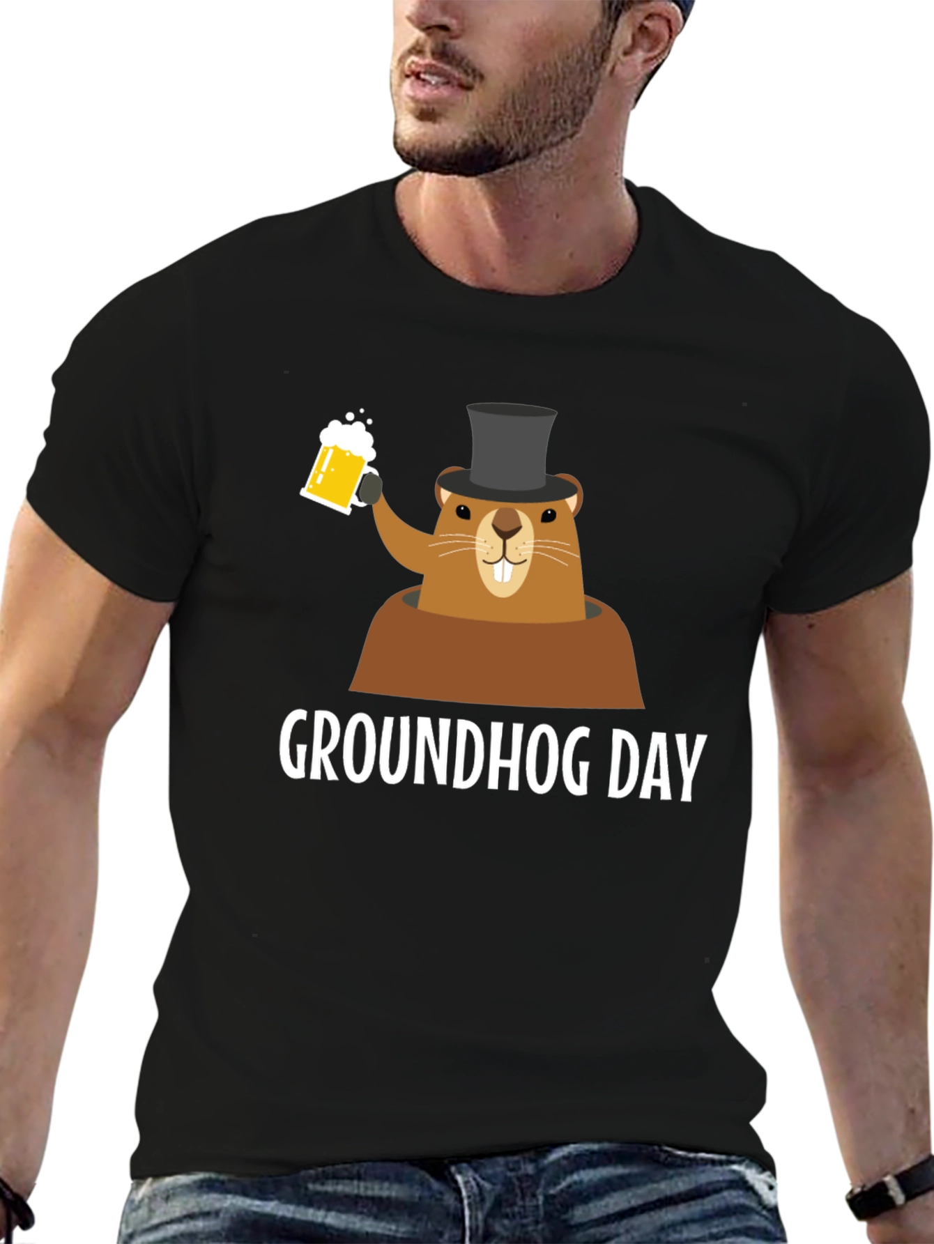Groundhog Day Beer T-Shirt - Celebrate in Style!