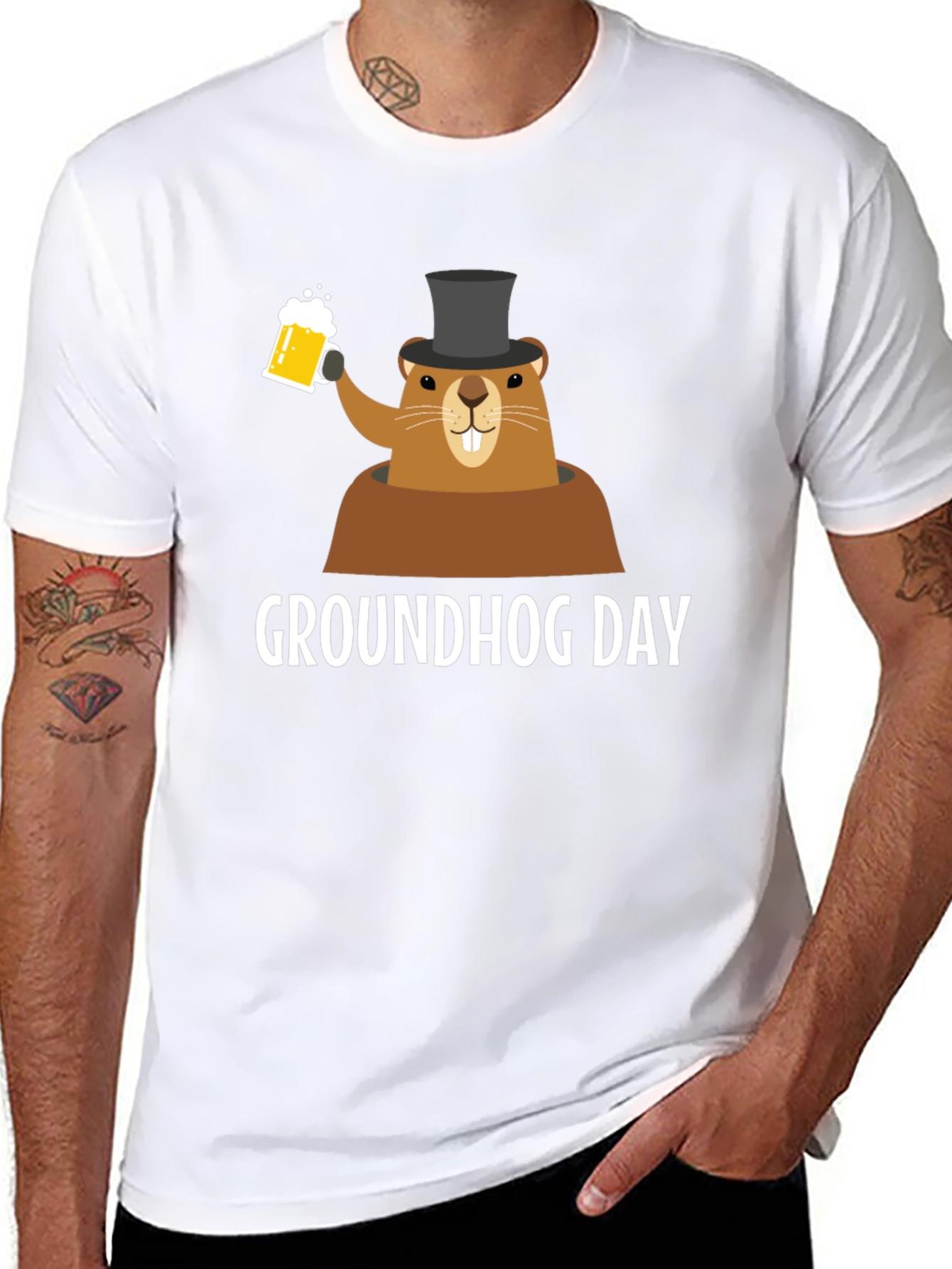 Groundhog Day Beer T-Shirt - Celebrate in Style!