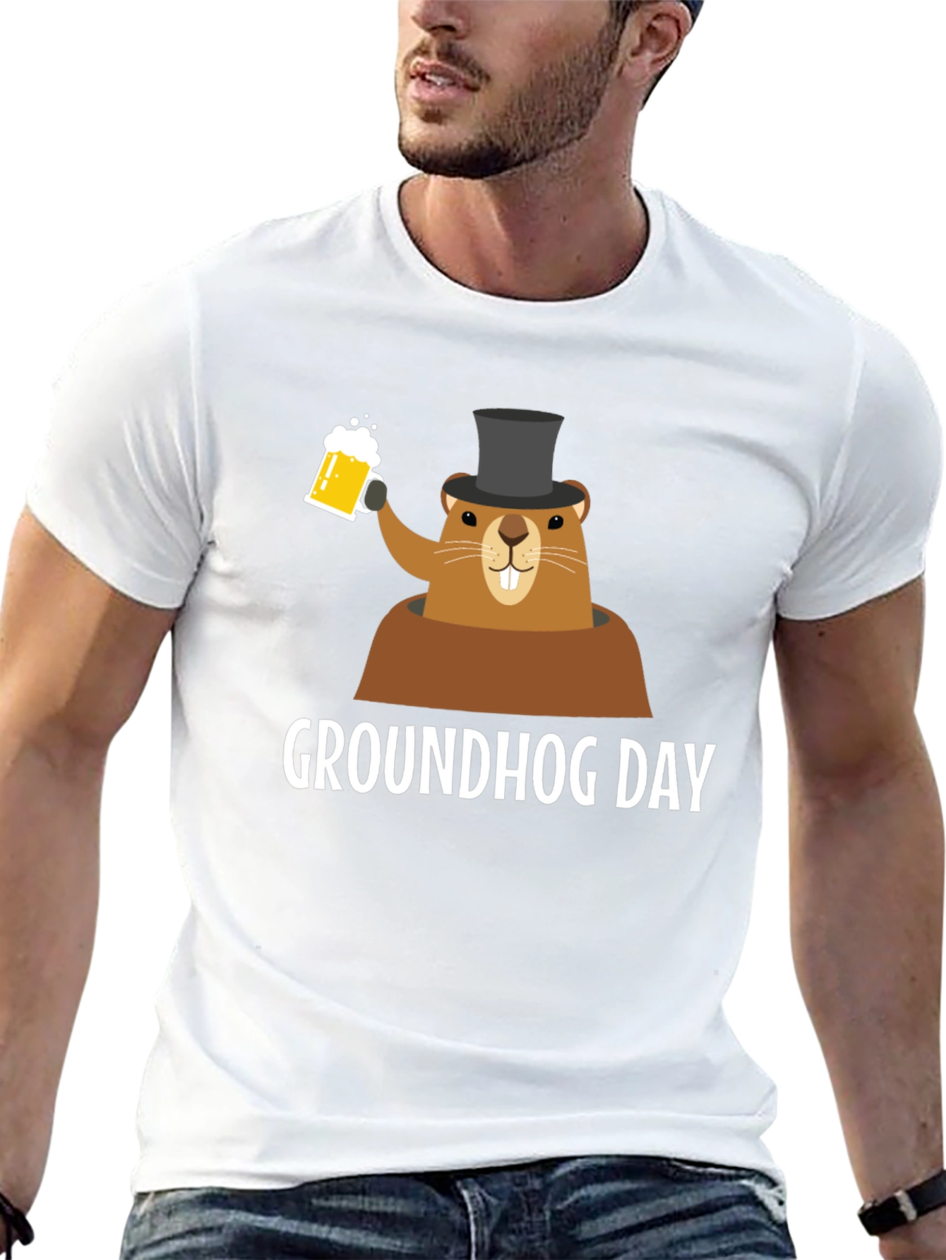 Groundhog Day Beer T-Shirt - Celebrate in Style!