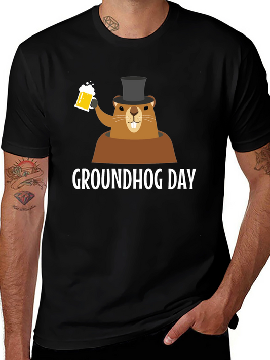 Groundhog Day Beer T-Shirt - Celebrate in Style!
