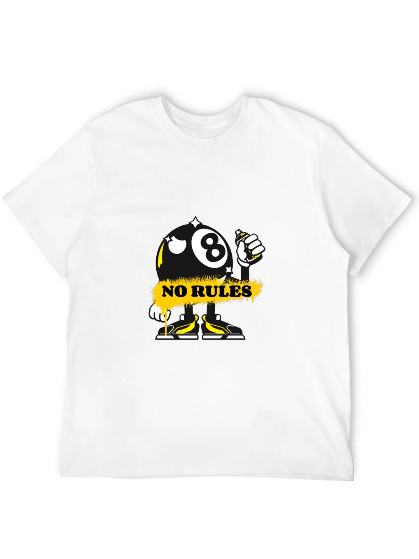 No Rules Banana Eight Ball T-Shirt