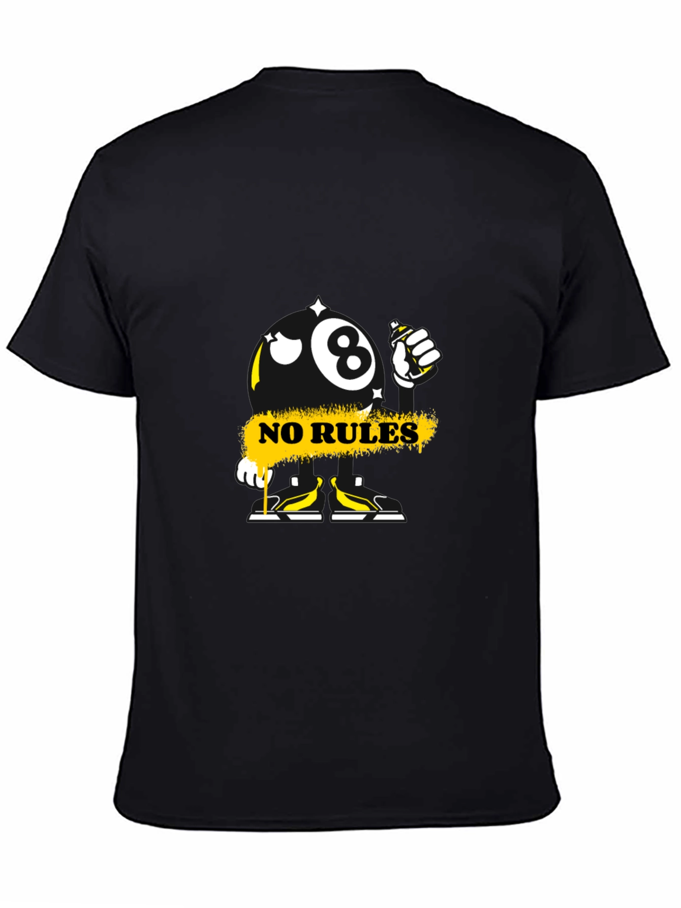 No Rules Banana Eight Ball T-Shirt