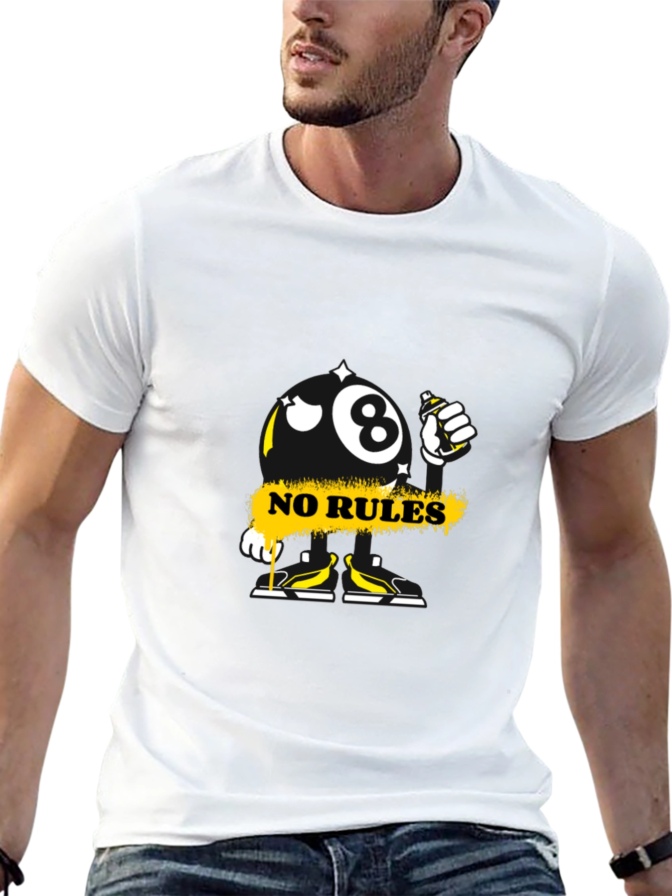 No Rules Banana Eight Ball T-Shirt