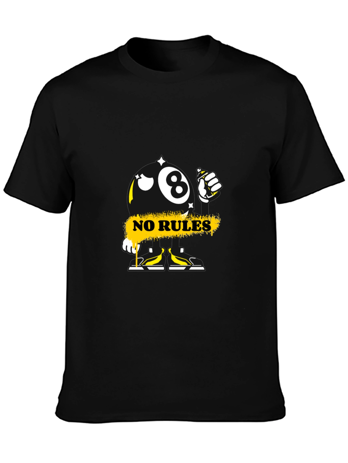 No Rules Banana Eight Ball T-Shirt
