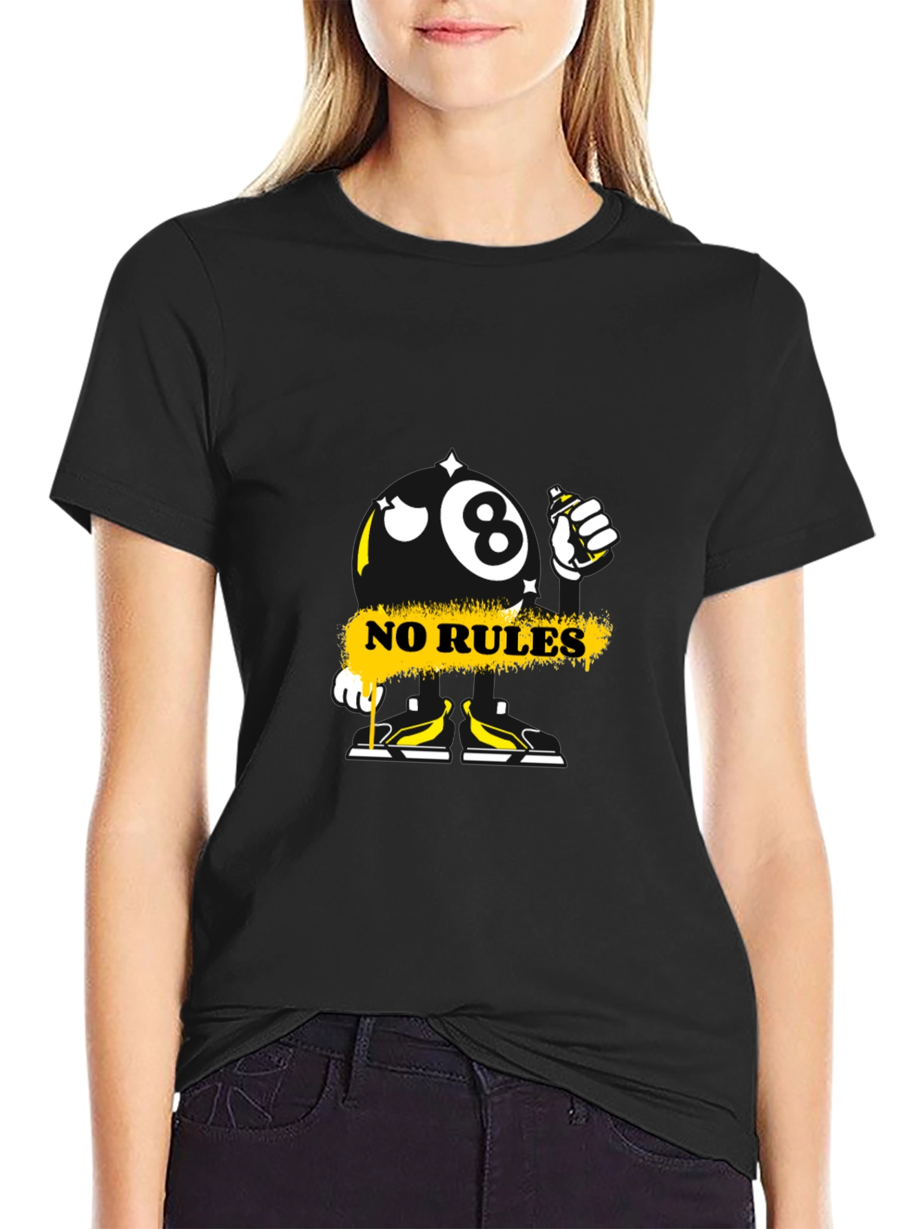 No Rules Banana Eight Ball T-Shirt