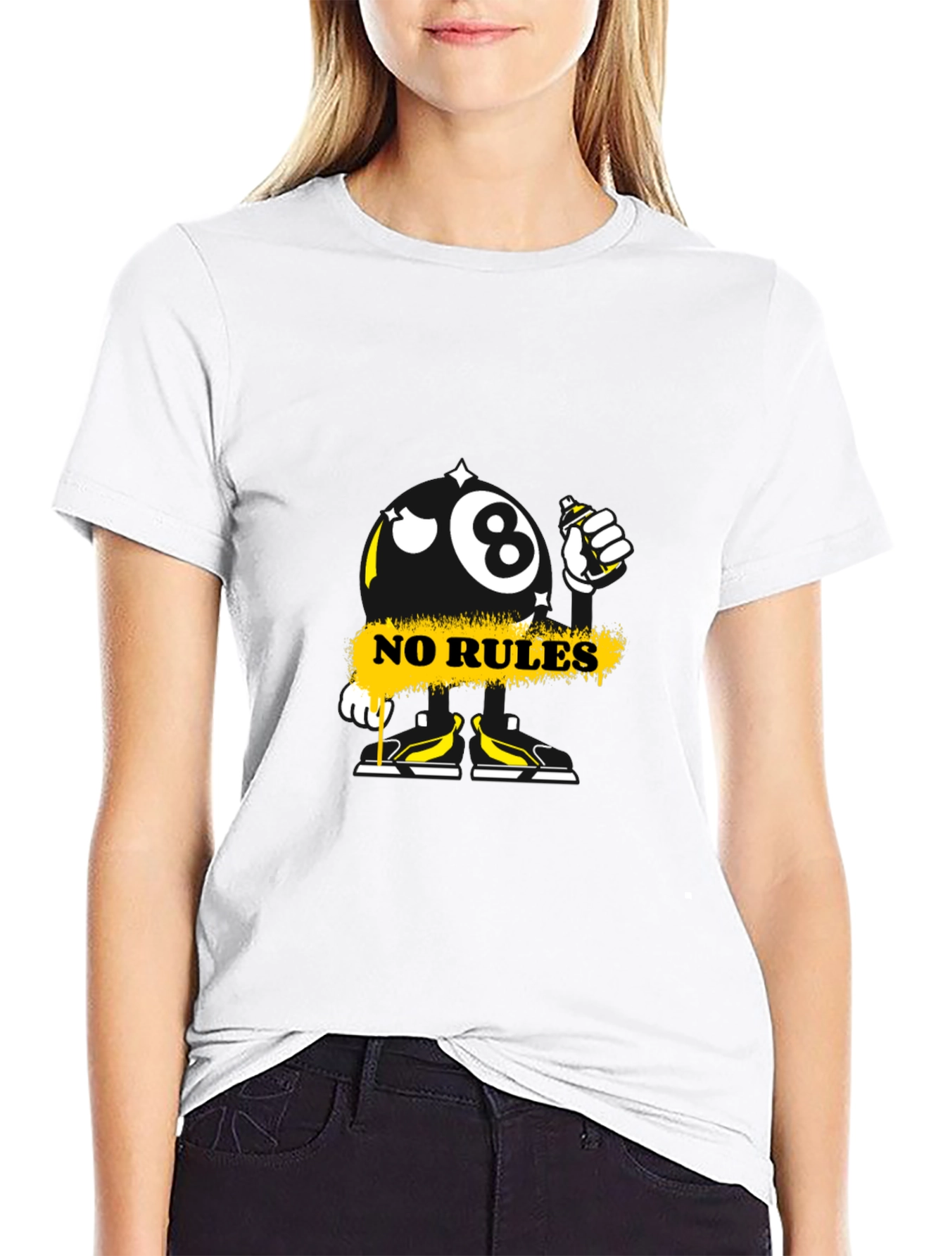 No Rules Banana Eight Ball T-Shirt