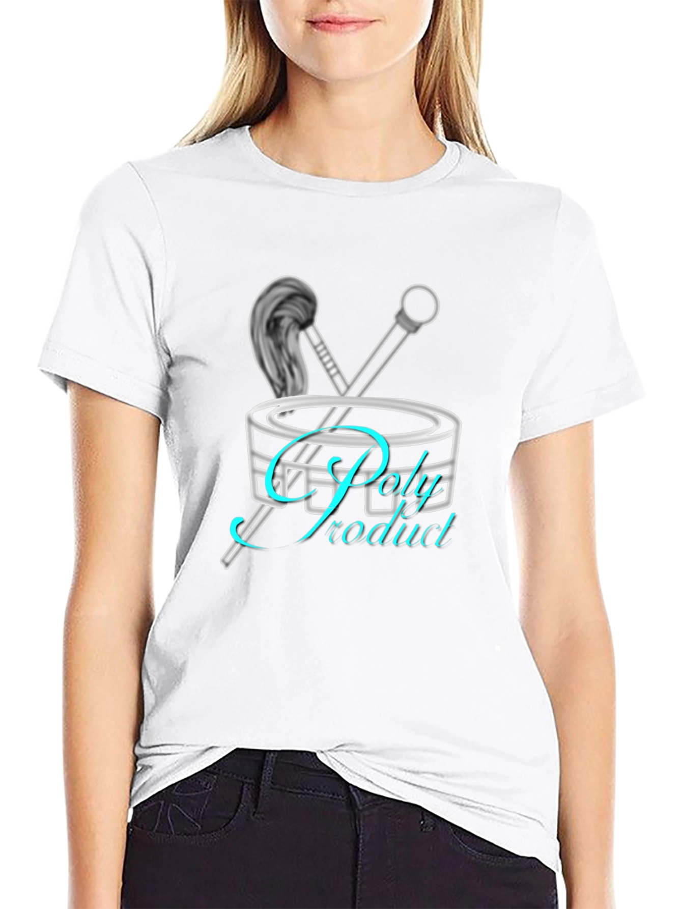 Trendy Drum Kit Graphic Tee - Music Lover T-Shirt