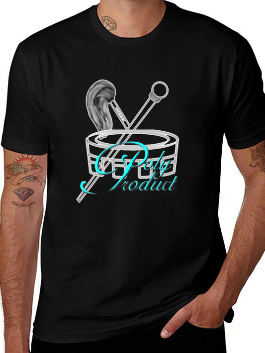 Trendy Drum Kit Graphic Tee - Music Lover T-Shirt