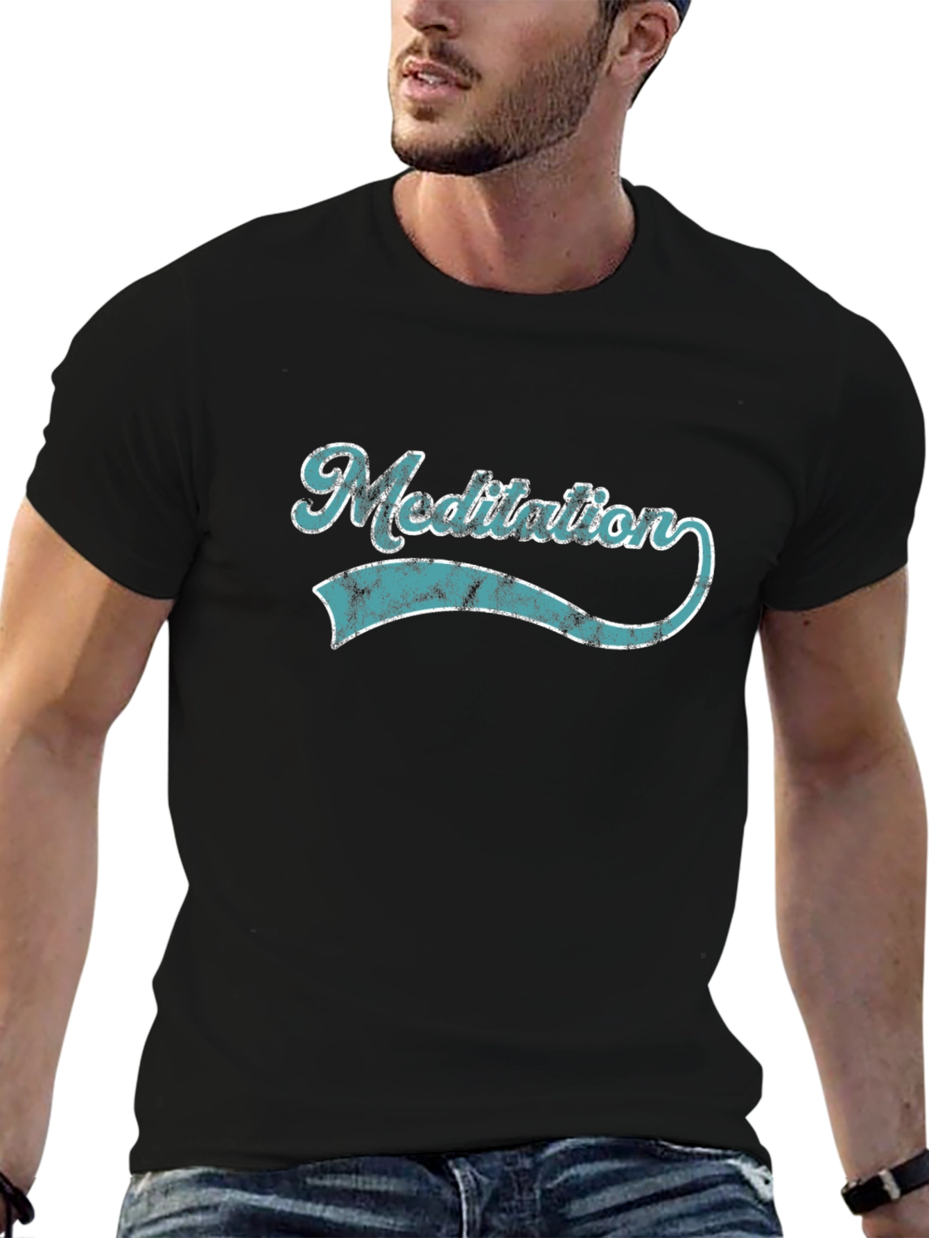Meditation Graphic Tee - Casual Cool Style