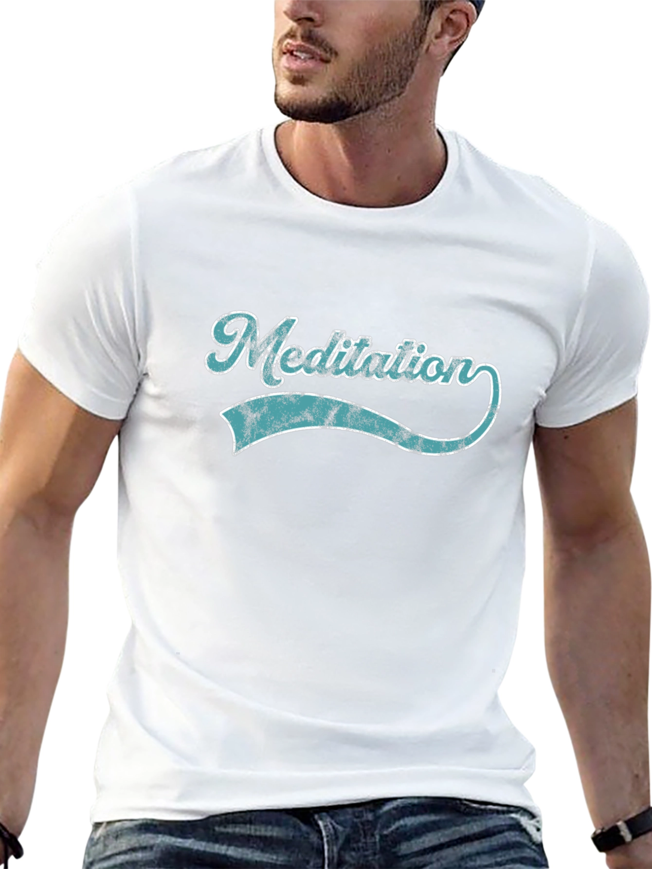 Meditation Graphic Tee - Casual Cool Style