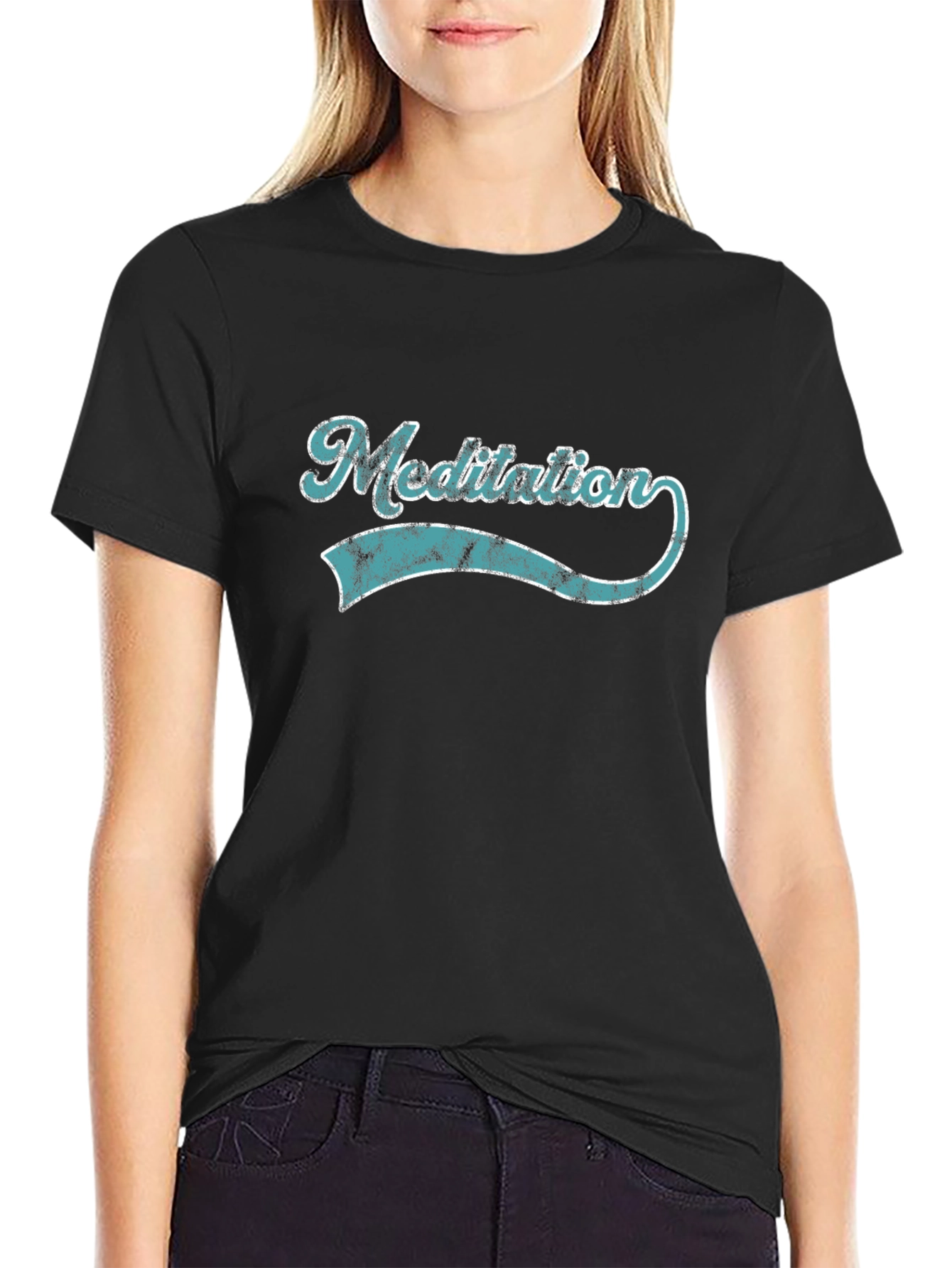 Meditation Graphic Tee - Casual Cool Style