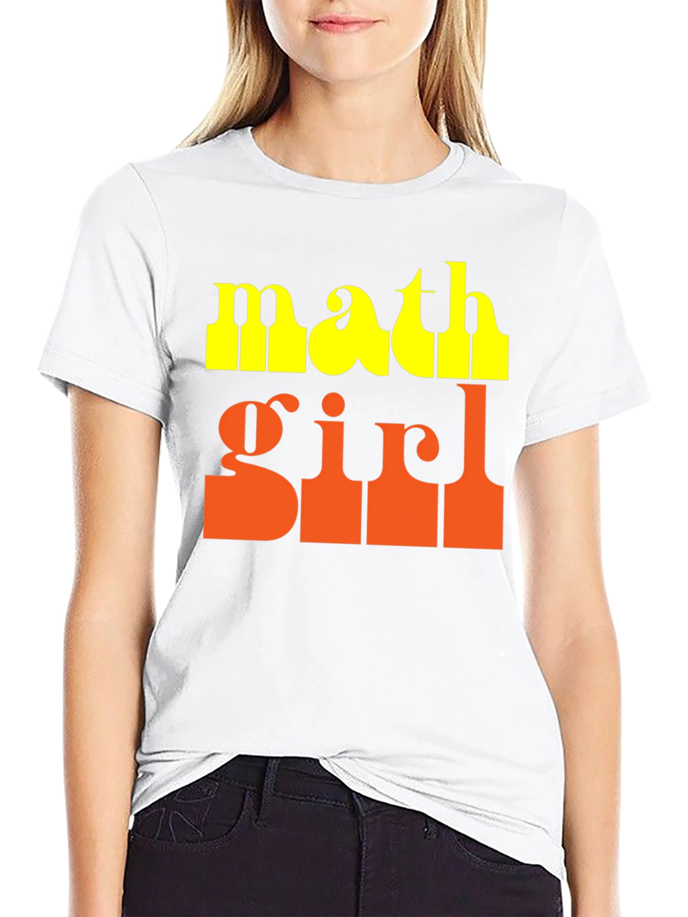 Math Girl Graphic T-Shirt