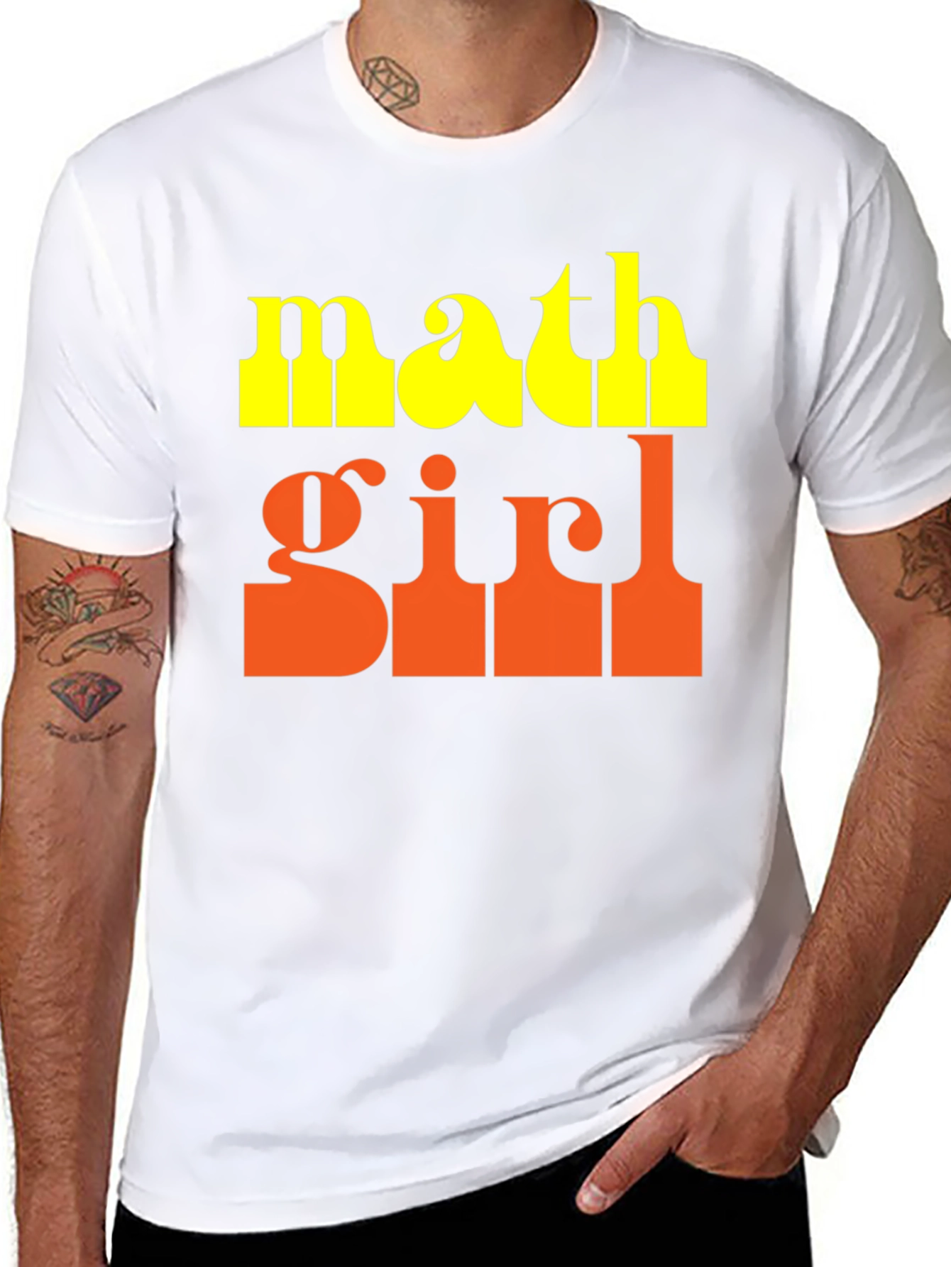 Math Girl Graphic T-Shirt