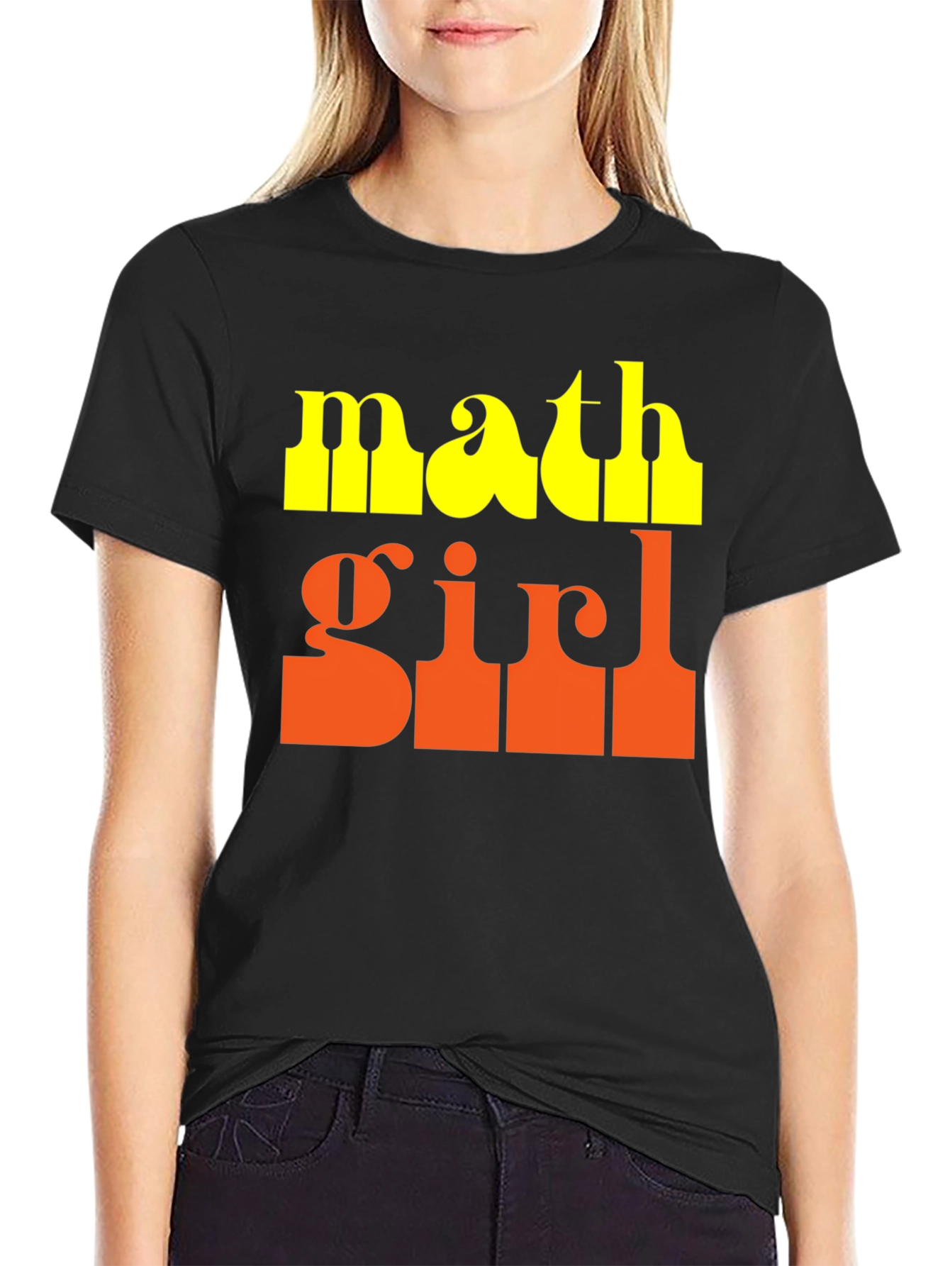 Math Girl Graphic T-Shirt