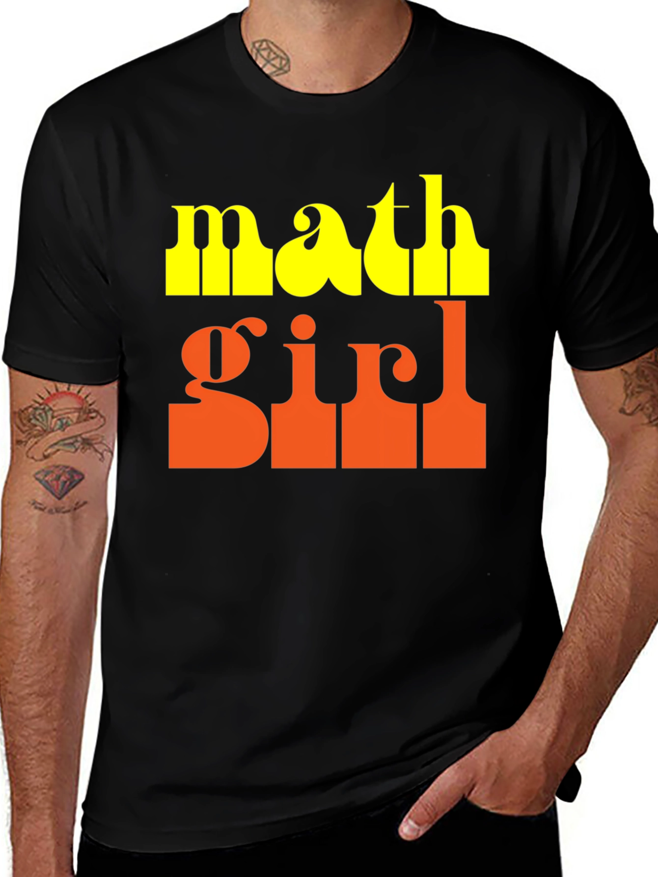 Math Girl Graphic T-Shirt