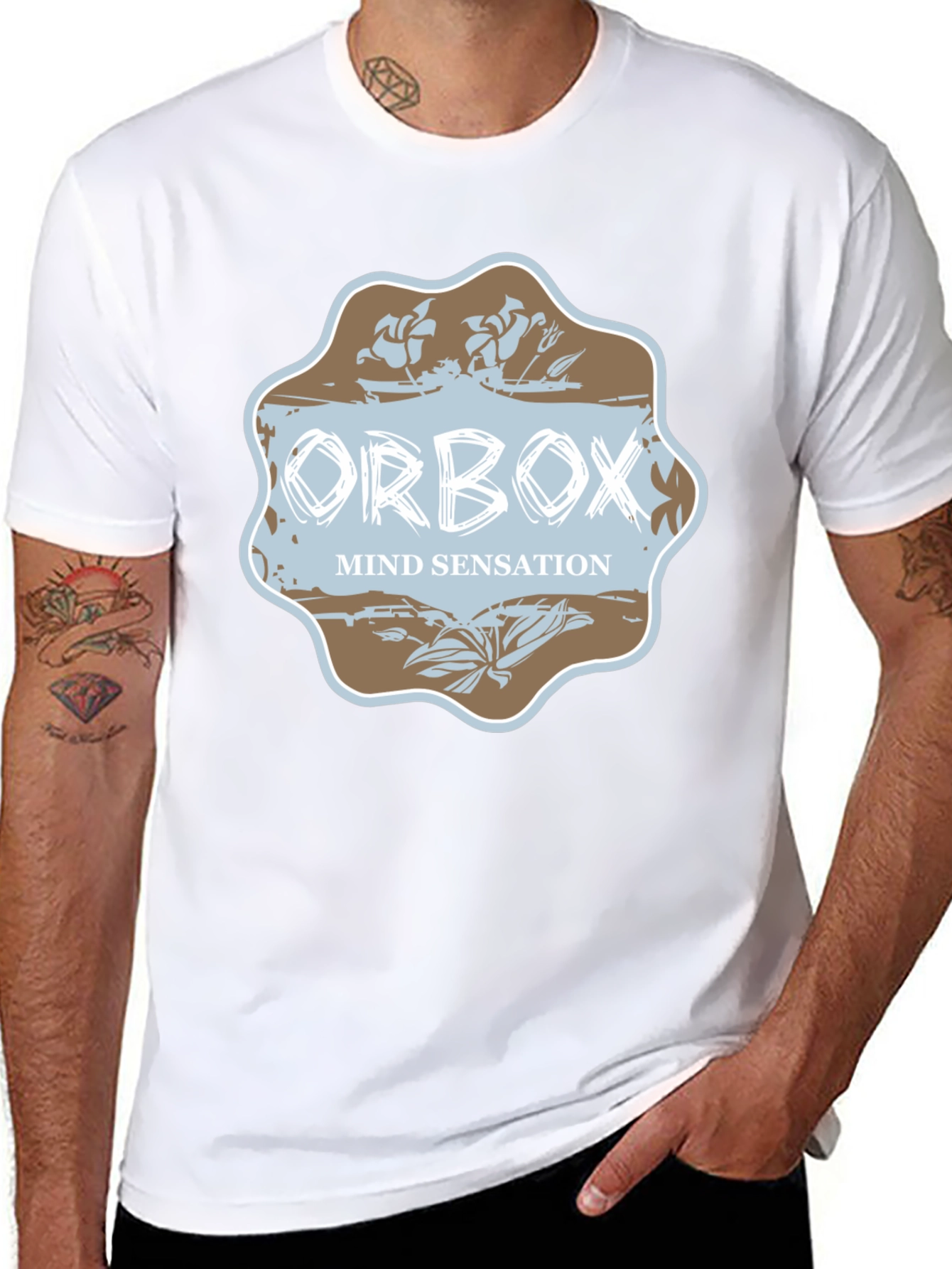 Orbox Mind Sensation Graphic Tee - Black