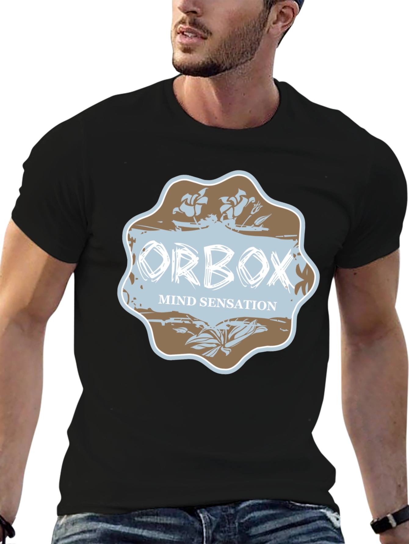 Orbox Mind Sensation Graphic Tee - Black