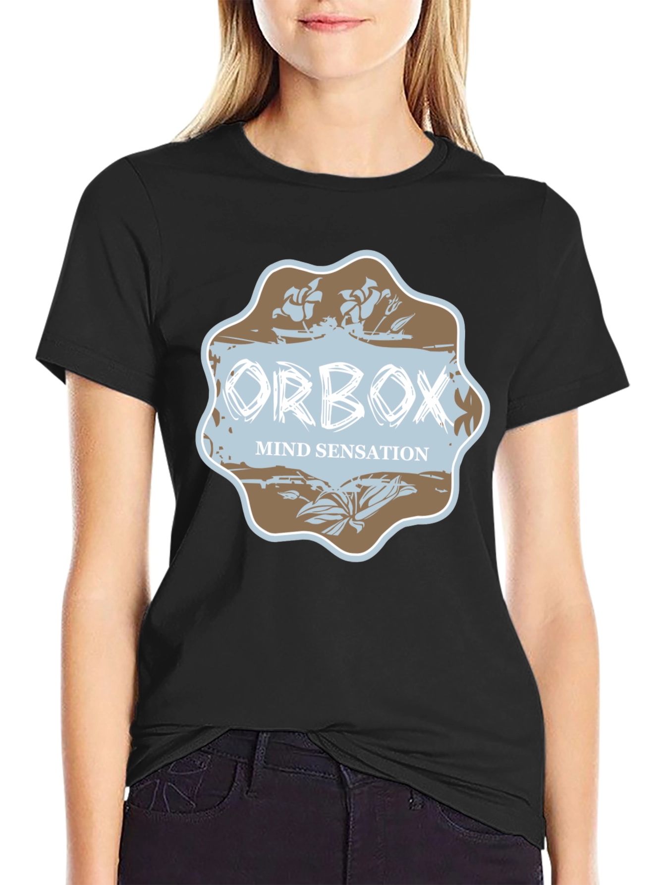 Orbox Mind Sensation Graphic Tee - Black