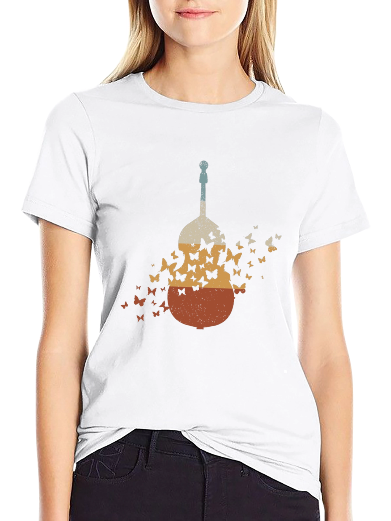 Butterfly Guitar Graphic Tee