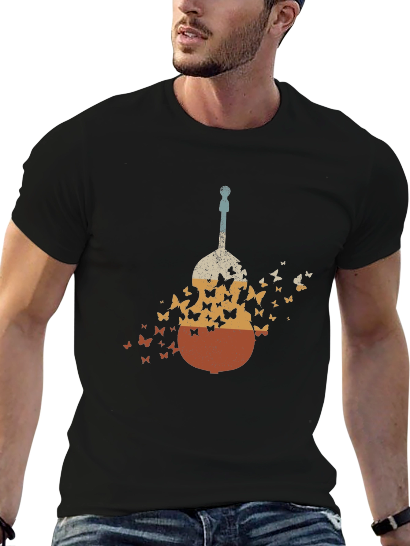Butterfly Guitar Graphic Tee