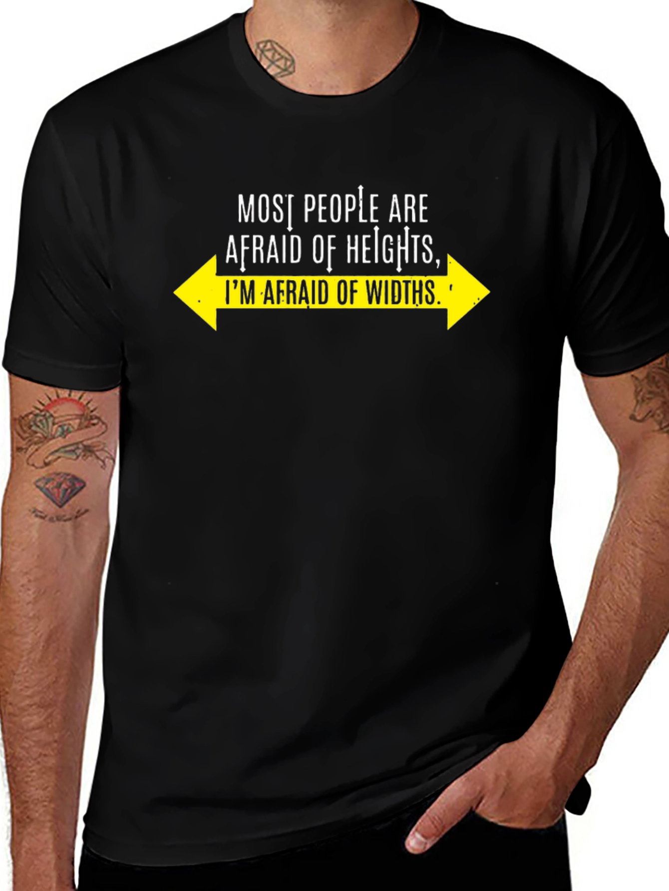 Funny Widths Graphic Tee