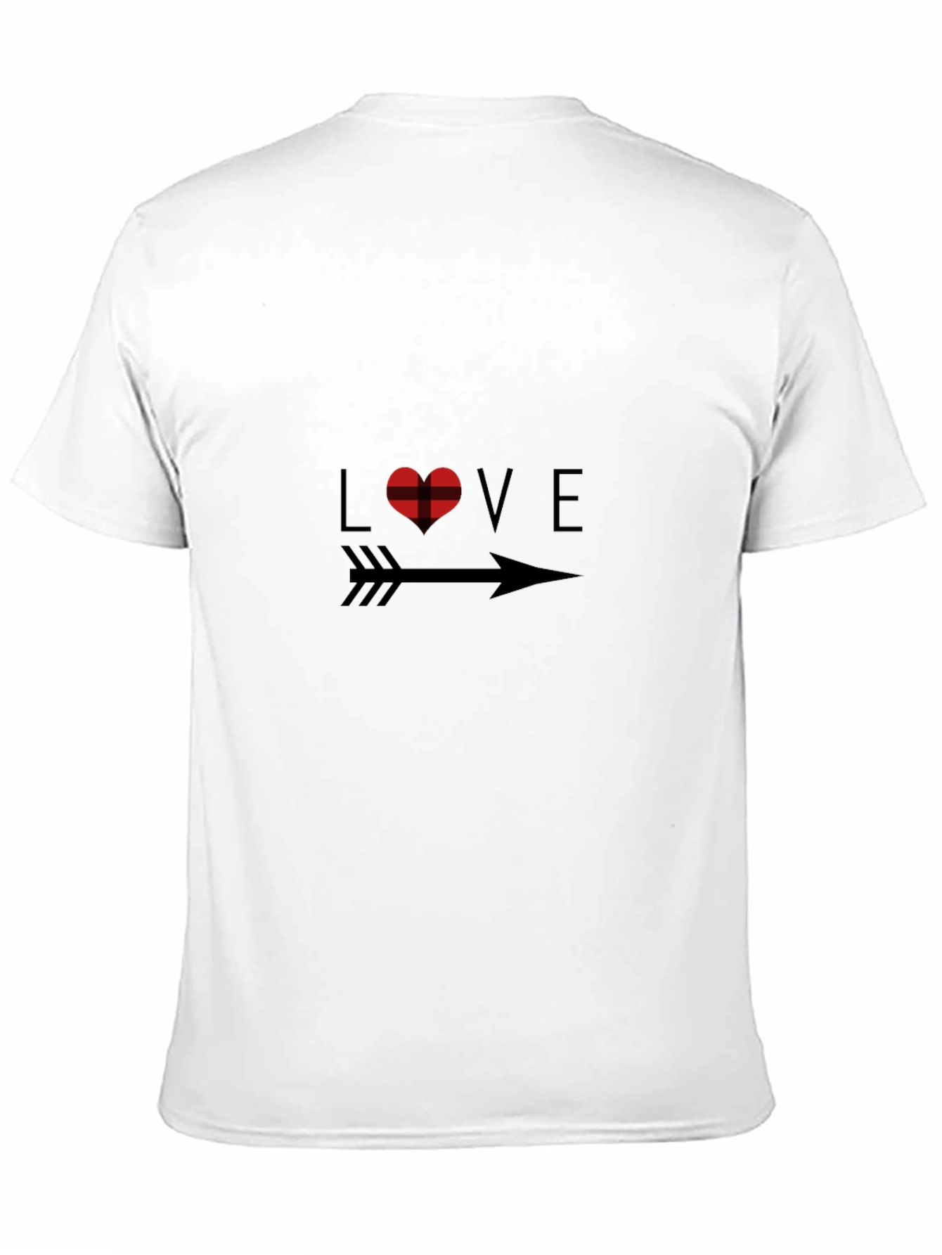 Love Arrow Graphic Black T-Shirt