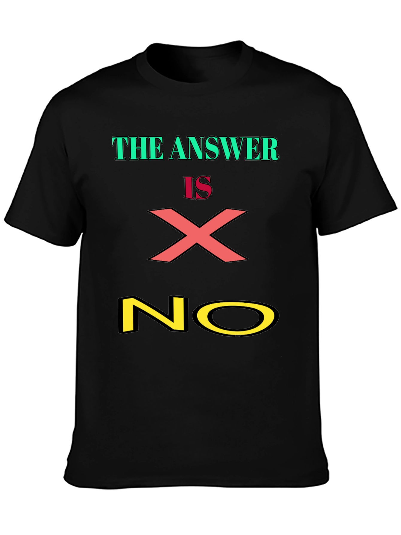 The Answer is X NO Graphic Tee
