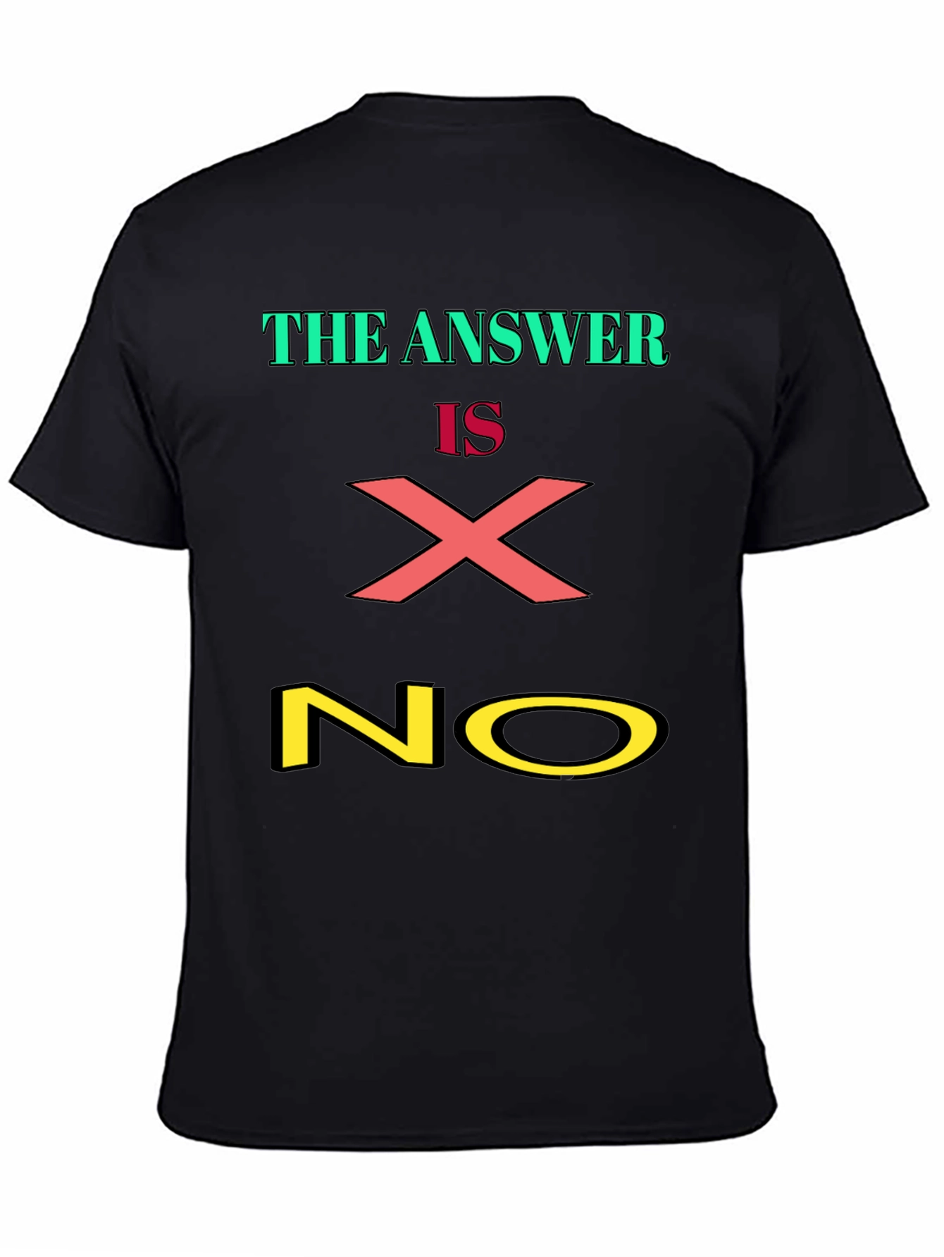 The Answer is X NO Graphic Tee