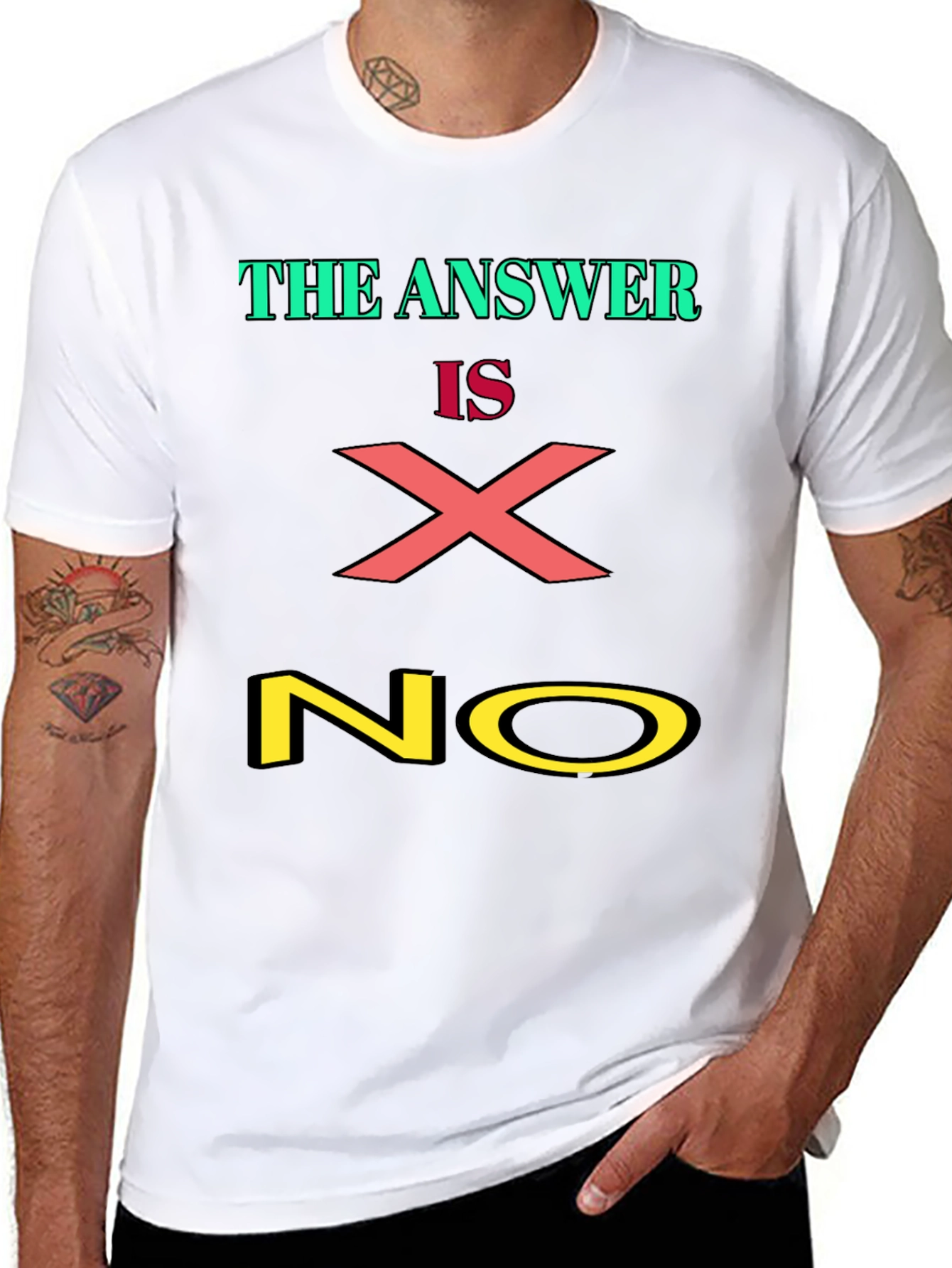 The Answer is X NO Graphic Tee