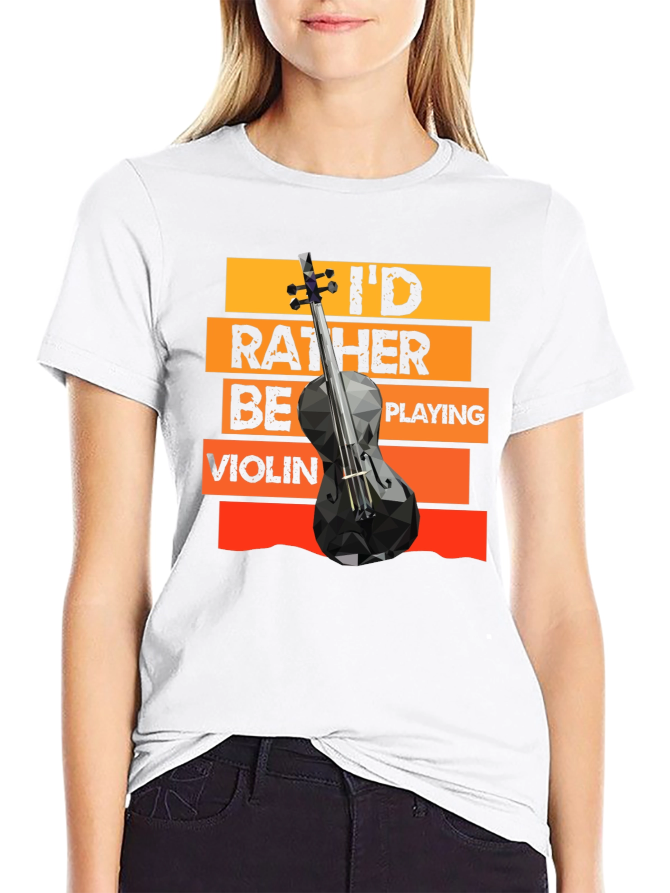 Id Rather Be Playing Violin T-Shirt