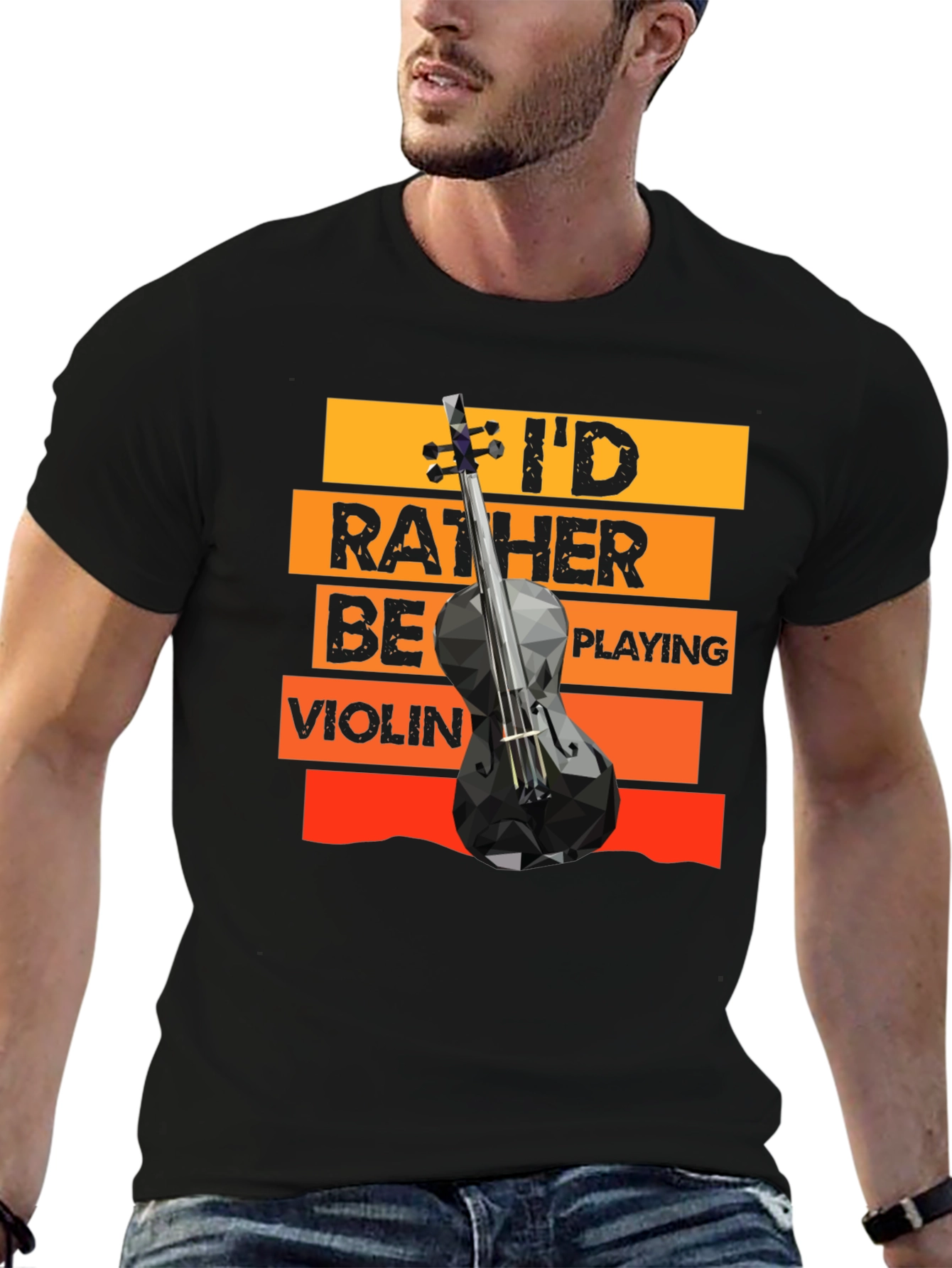 Id Rather Be Playing Violin T-Shirt
