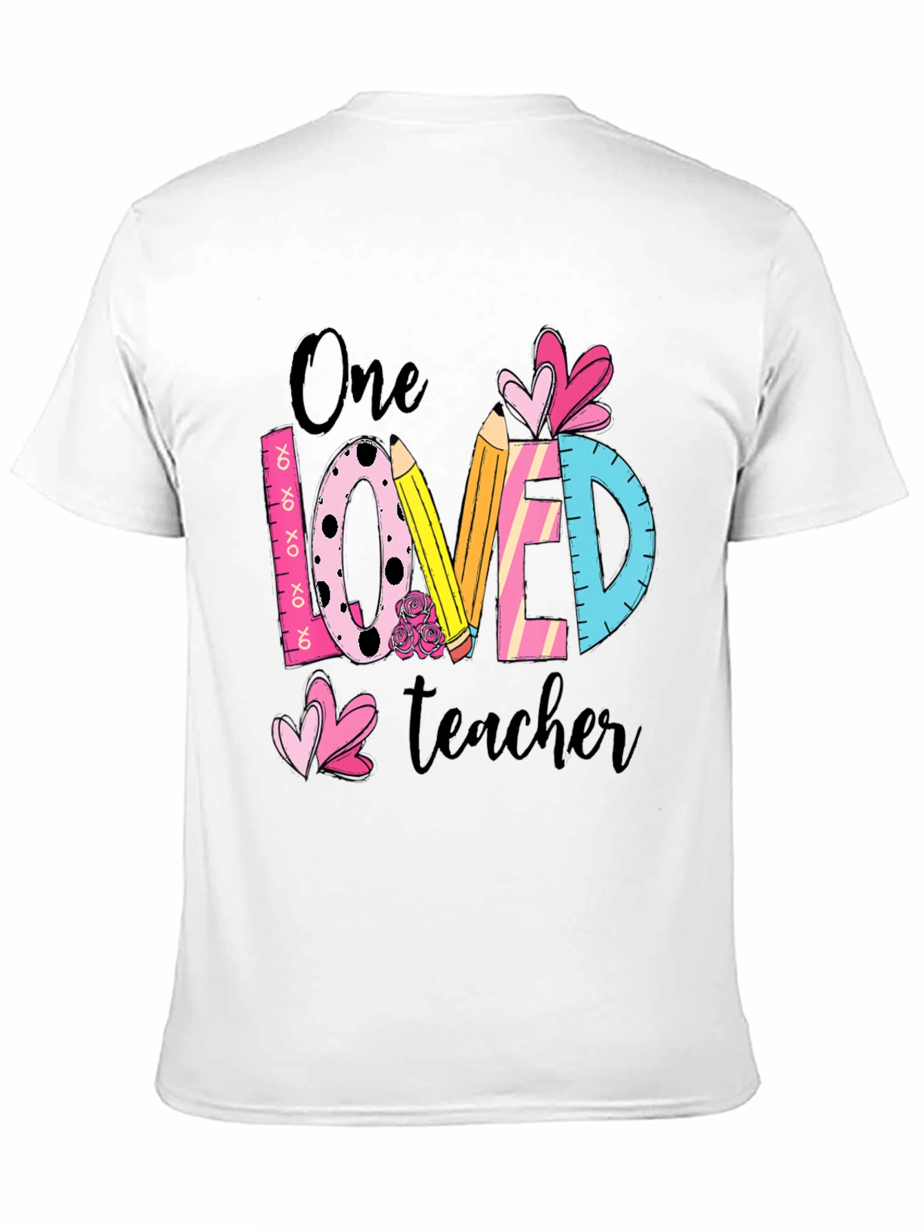One Loved Teacher T-Shirt Teacher Appreciation Gift