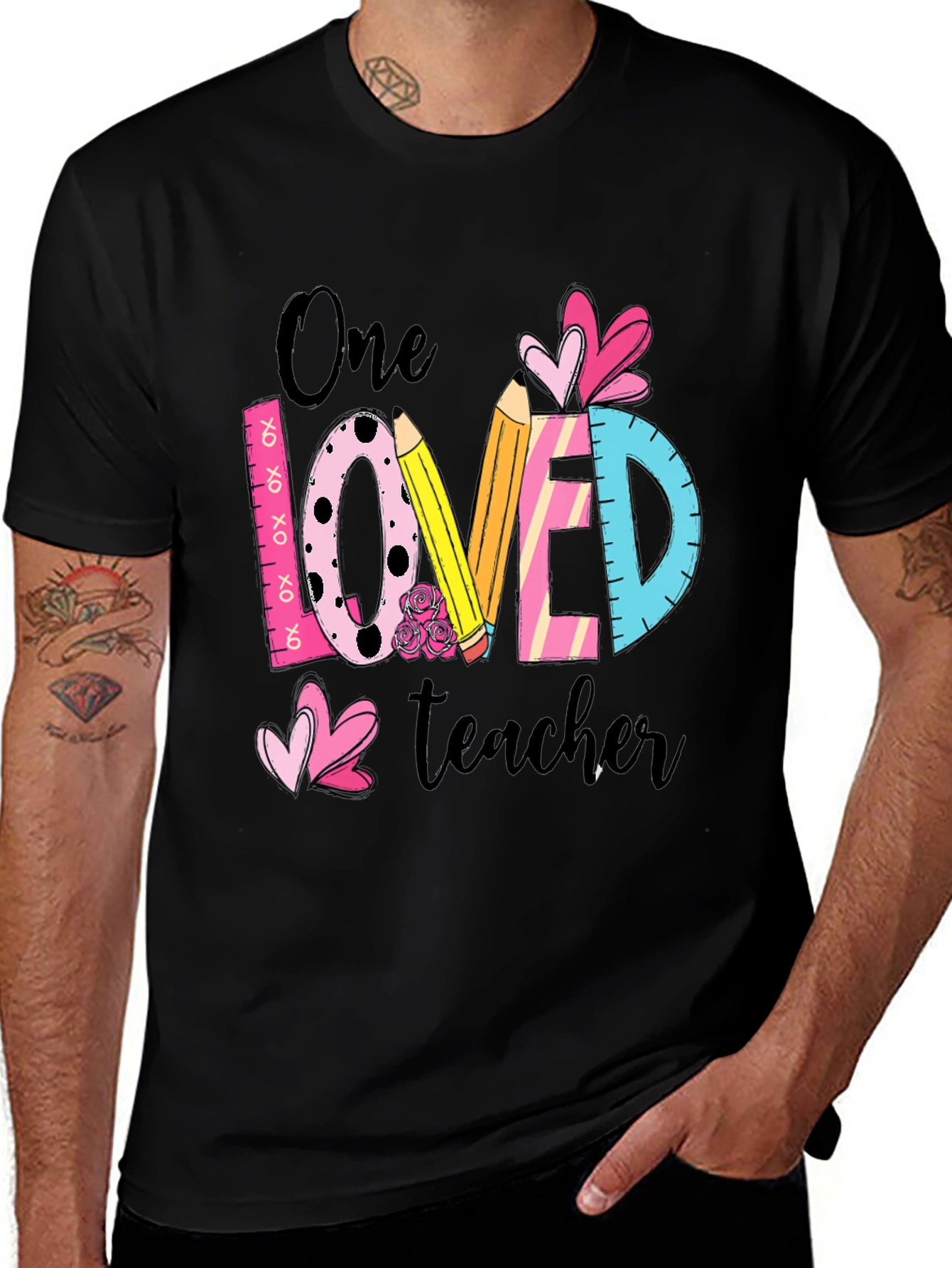 One Loved Teacher T-Shirt Teacher Appreciation Gift