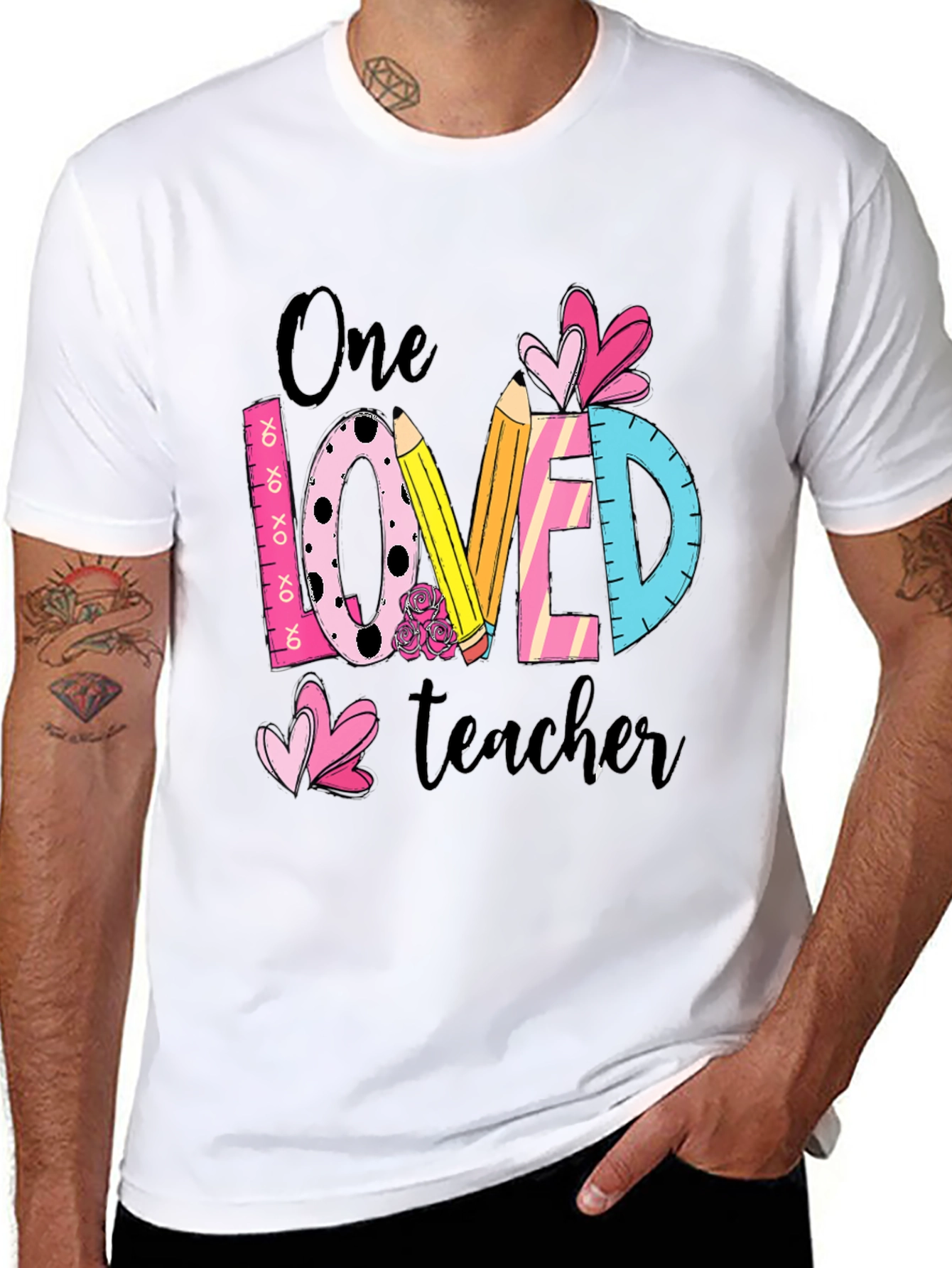 One Loved Teacher T-Shirt Teacher Appreciation Gift